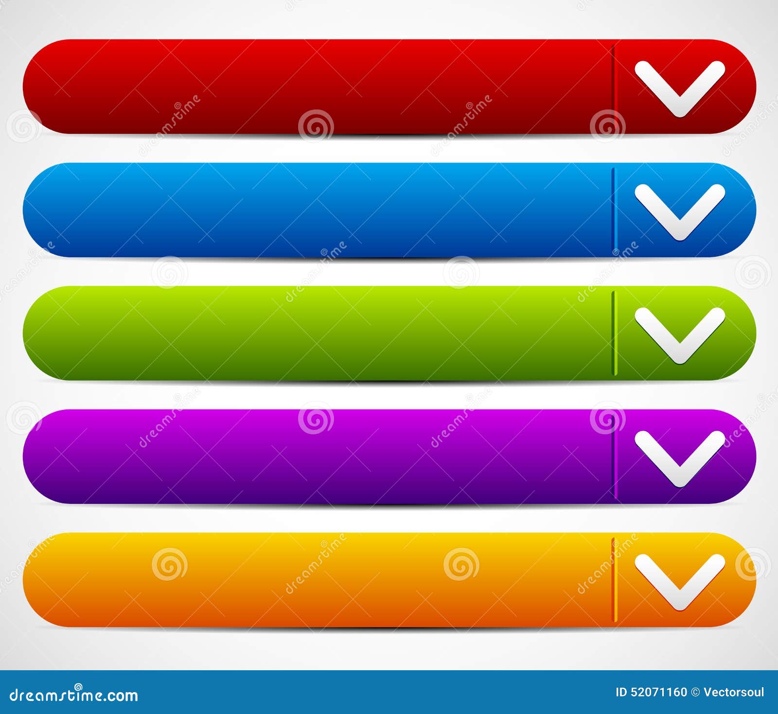 Set of colorful buttons 447334 Vector Art at Vecteezy