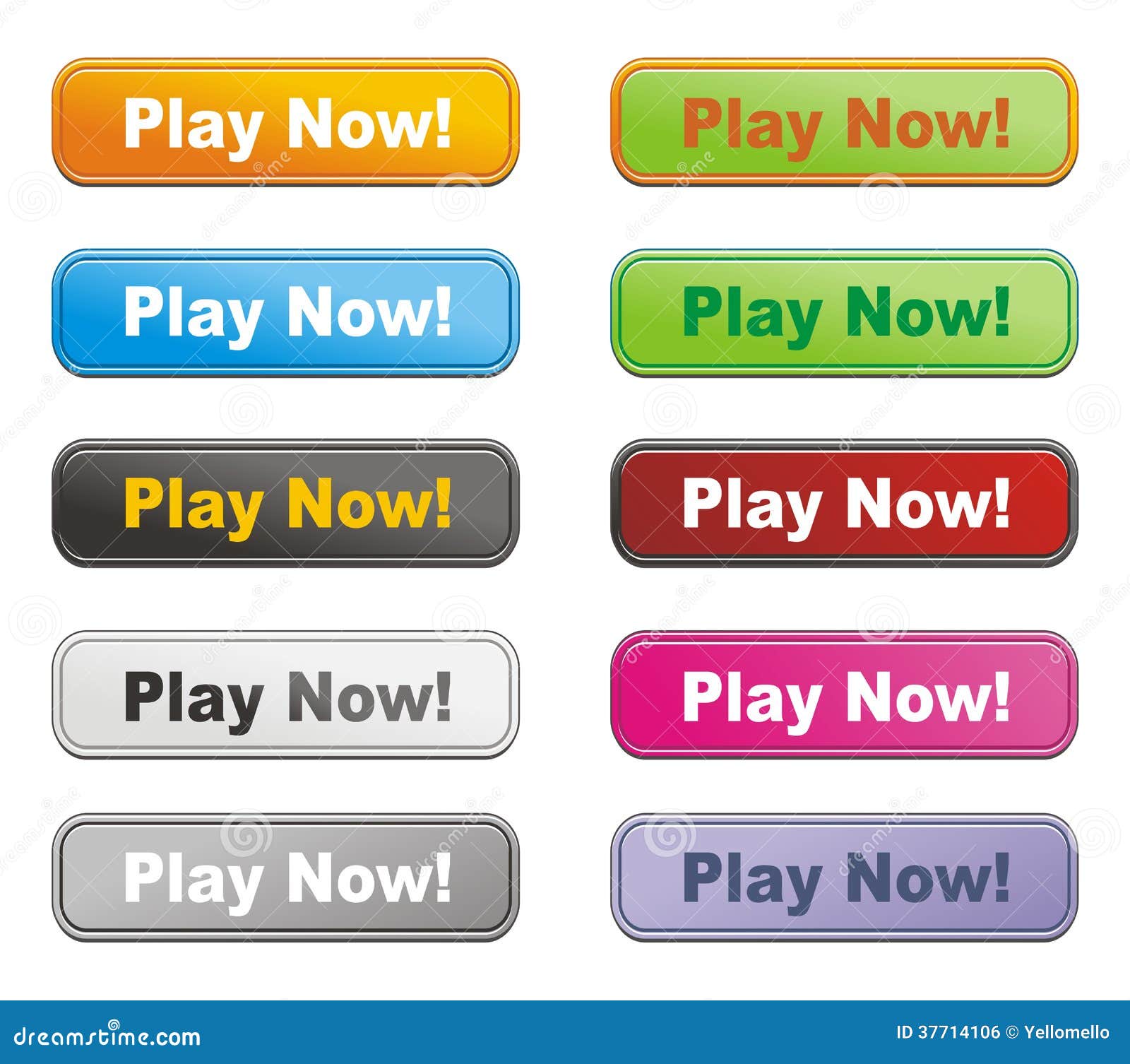 Play Now Button PNG Transparent Images, Pictures, Photos