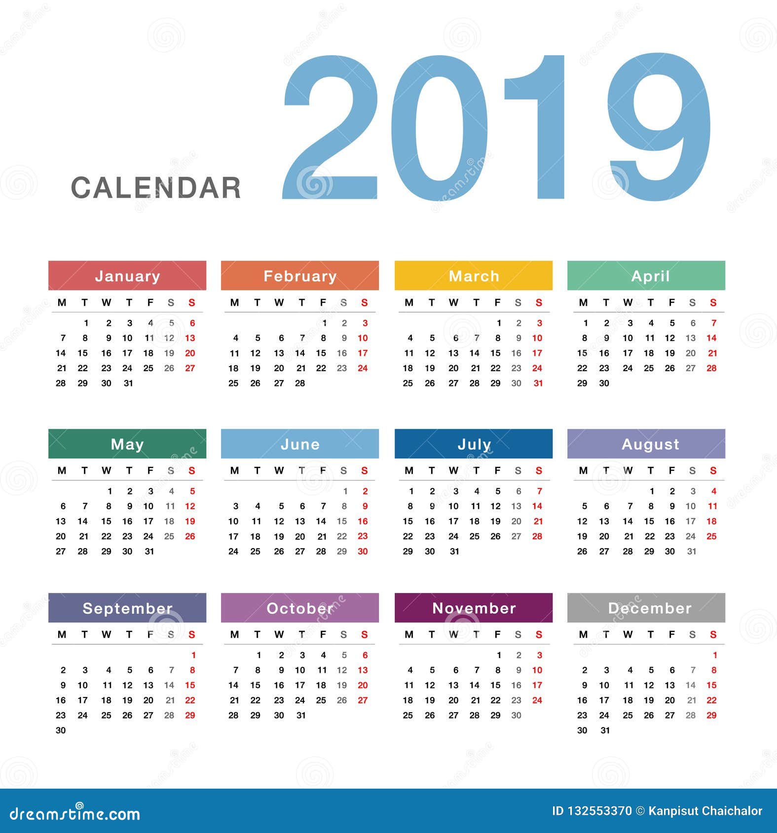 colorful-calendar-year-2019-vector-design-template-simple-and-clean