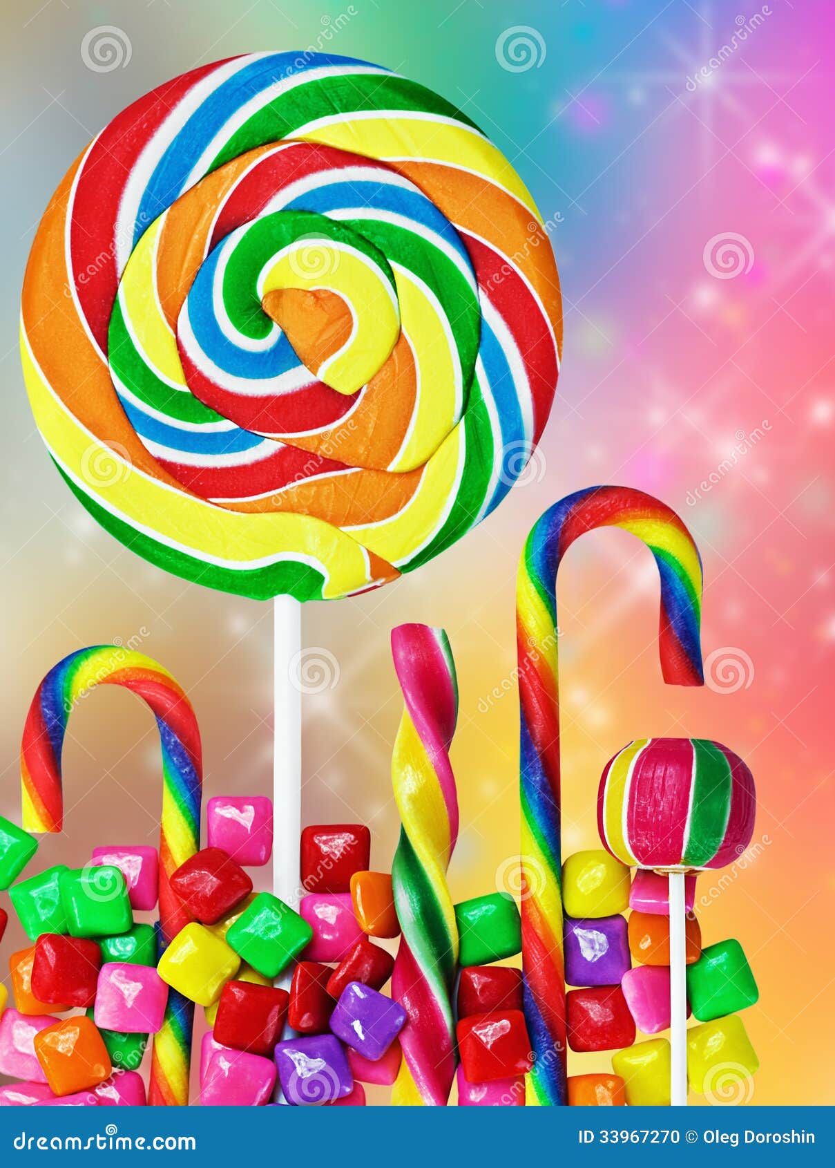 Colorful Candies and Sweets Stock Photo Image of multicolored, round