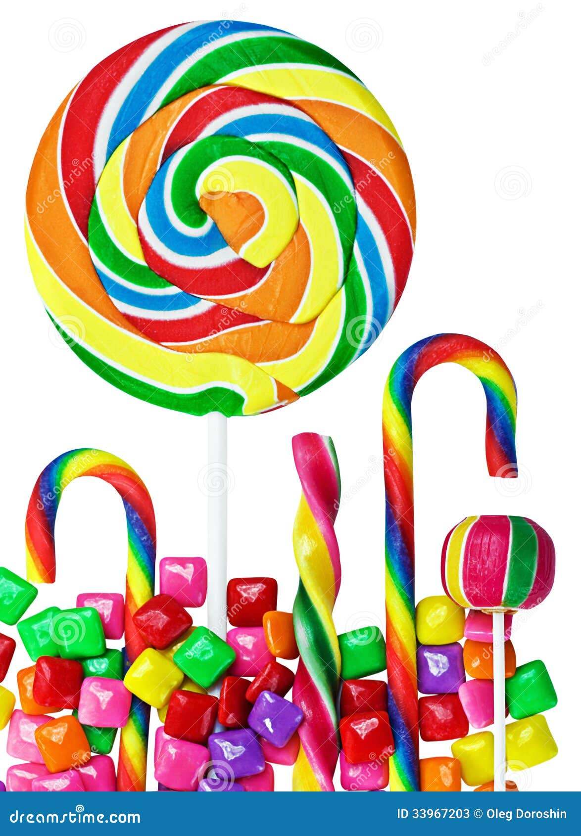 colorful candies and sweets 