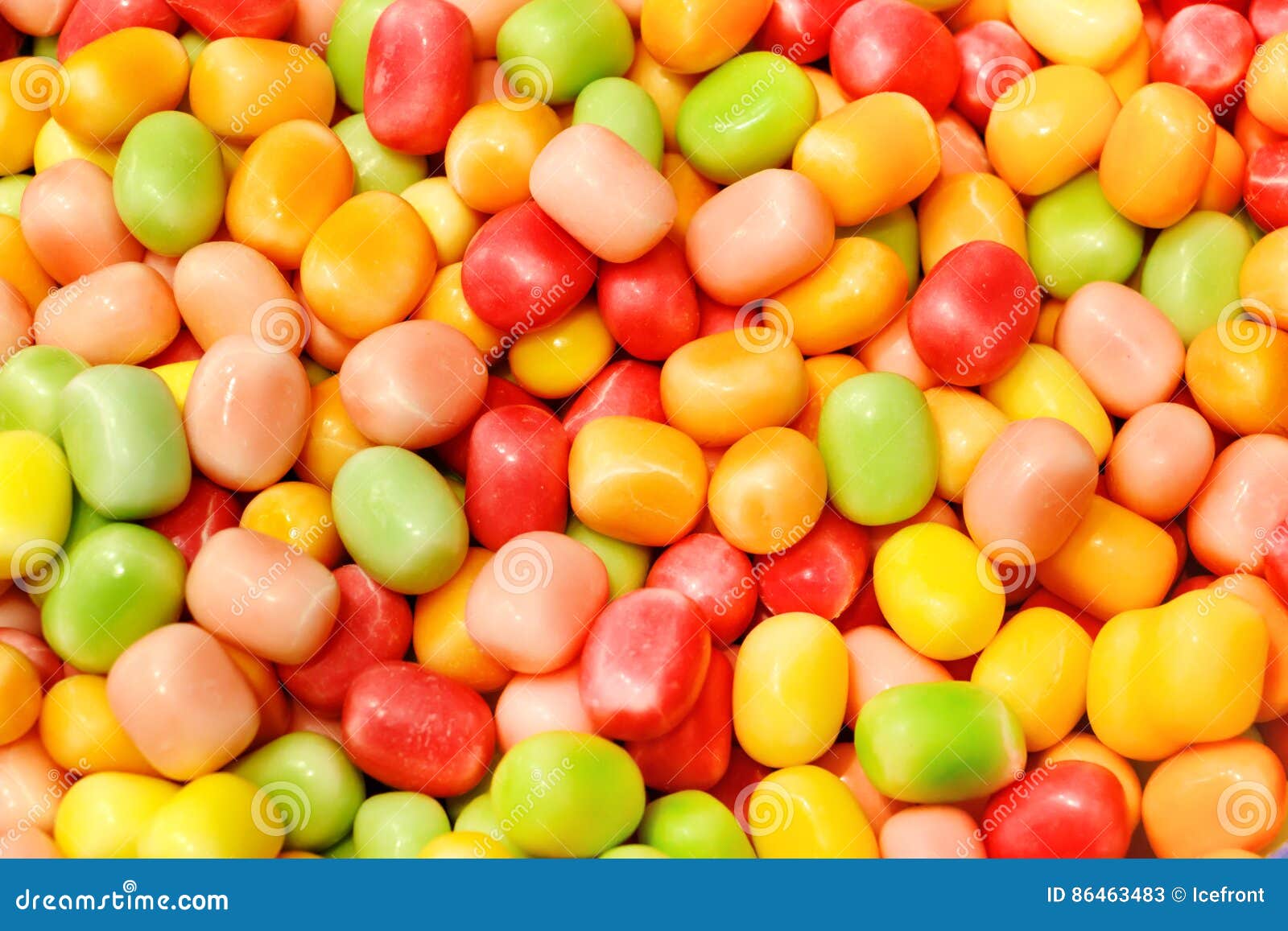 Colorful candy beans stock image. Image of sweet, confectionery 86463483
