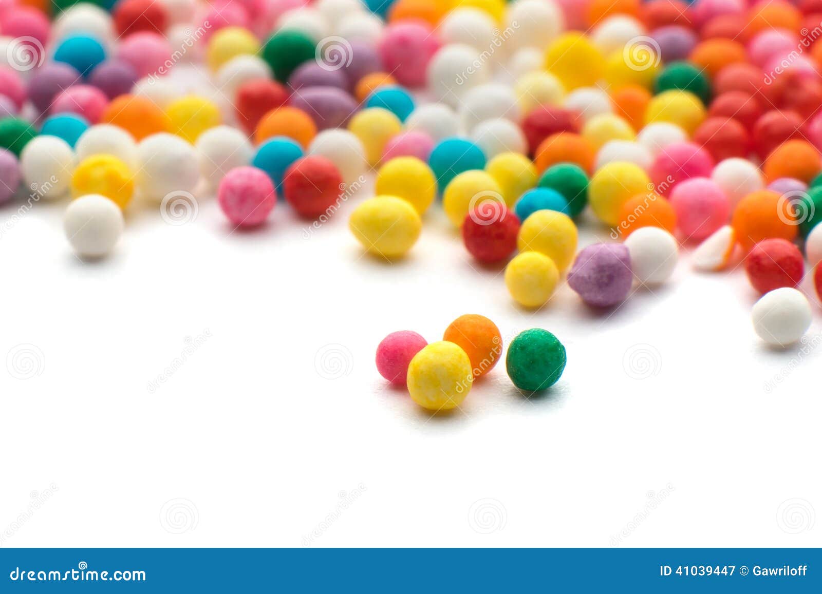 Colorful candy confetti stock image. Image of circle 41039447
