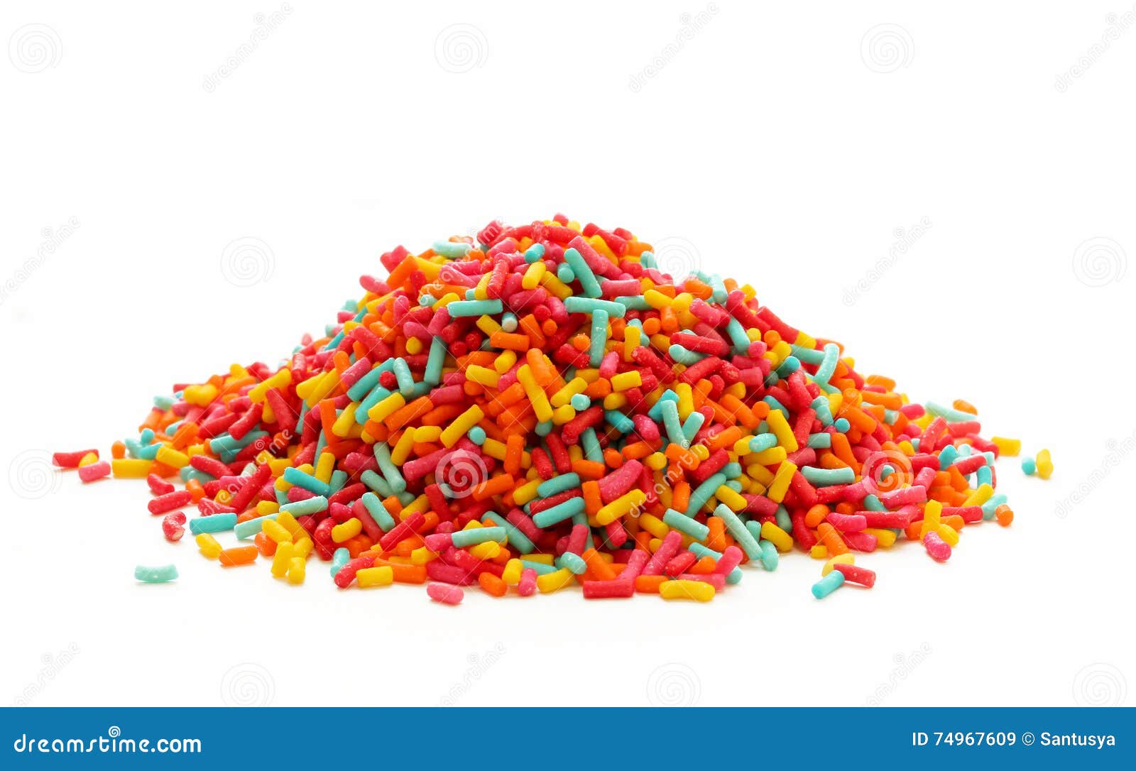 Colorful candy sprinkles stock image. Image of decoration 74967609