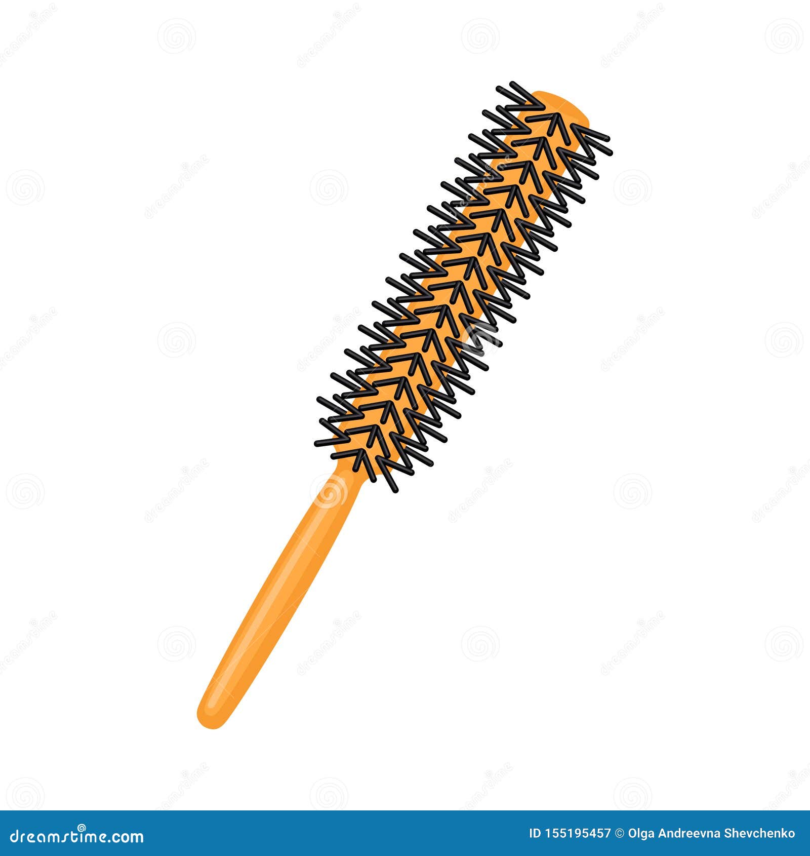 Colorful Cartoon Thin Round Comb Stock Vector - Illustration of haircomb,  mother: 155195457