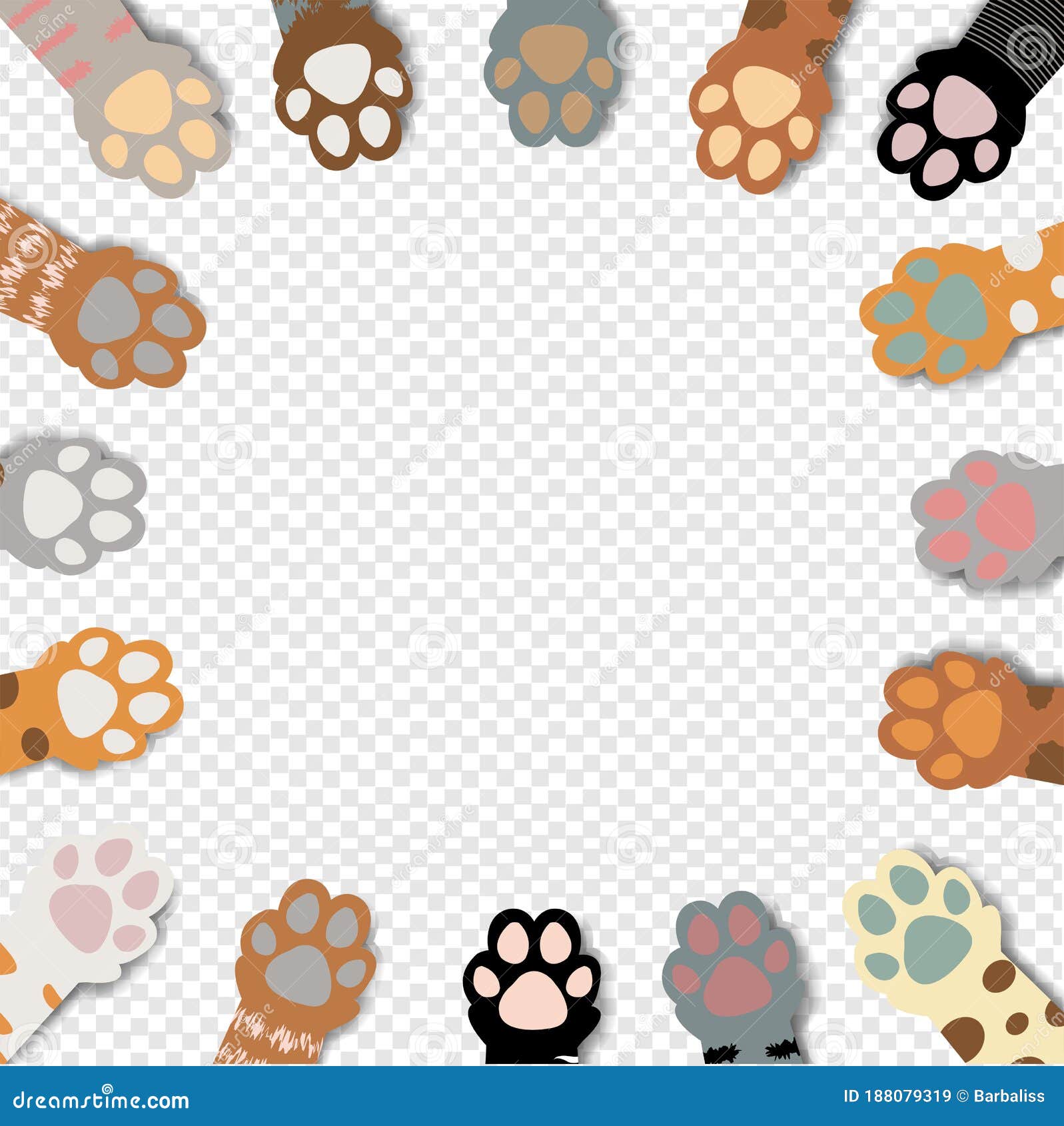Free Free Paw Border Svg 319 SVG PNG EPS DXF File