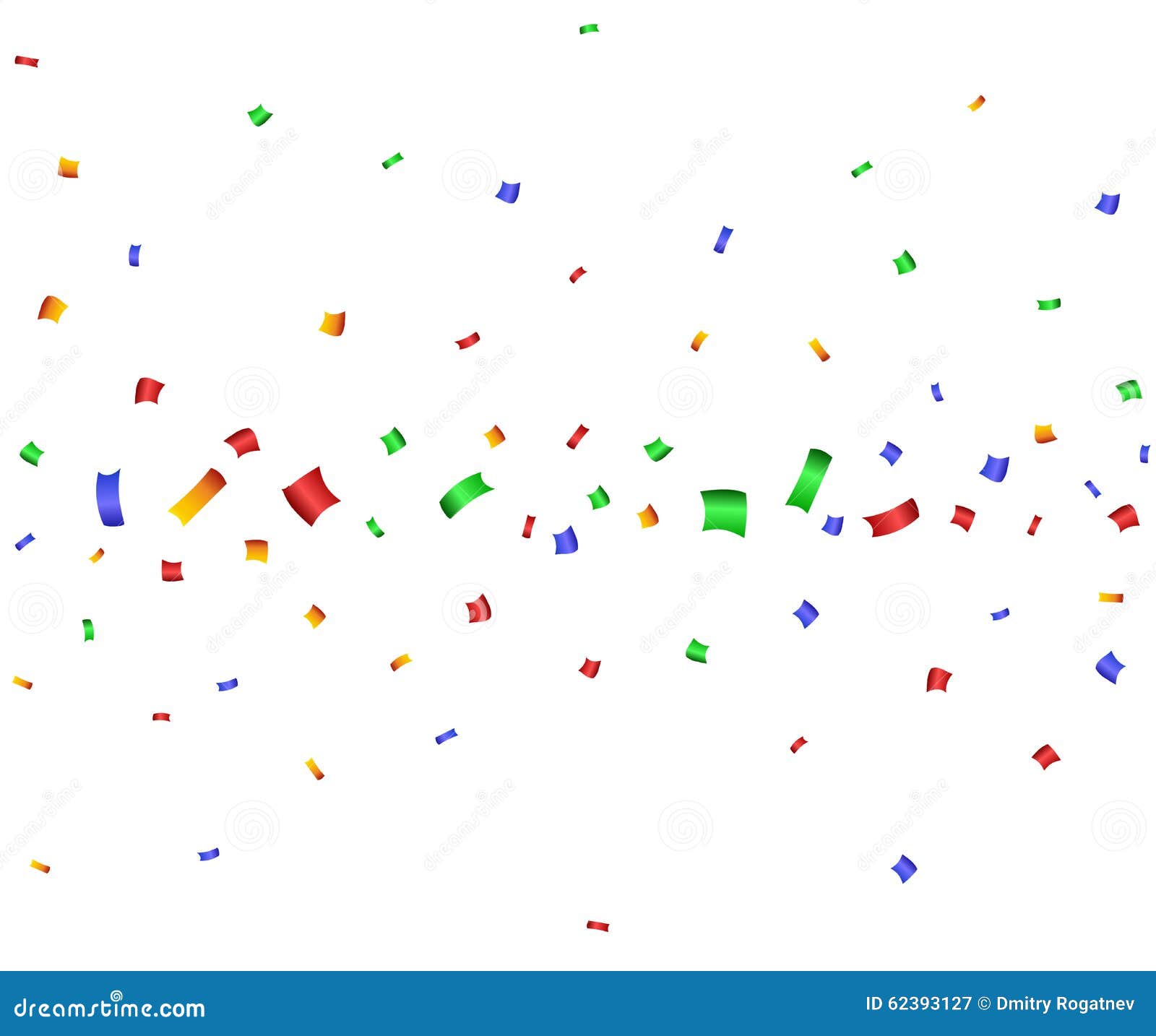 Colorful Celebration Banner Confetti. Stock Vector Illustration of