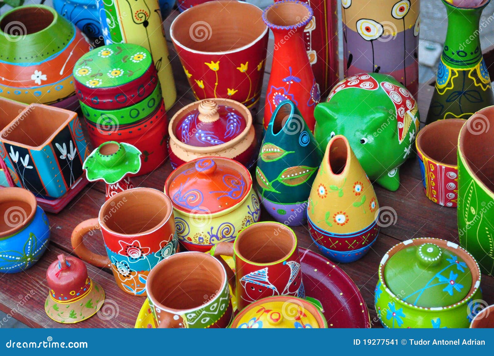Colorful Ceramic Stock Image Image 19277541