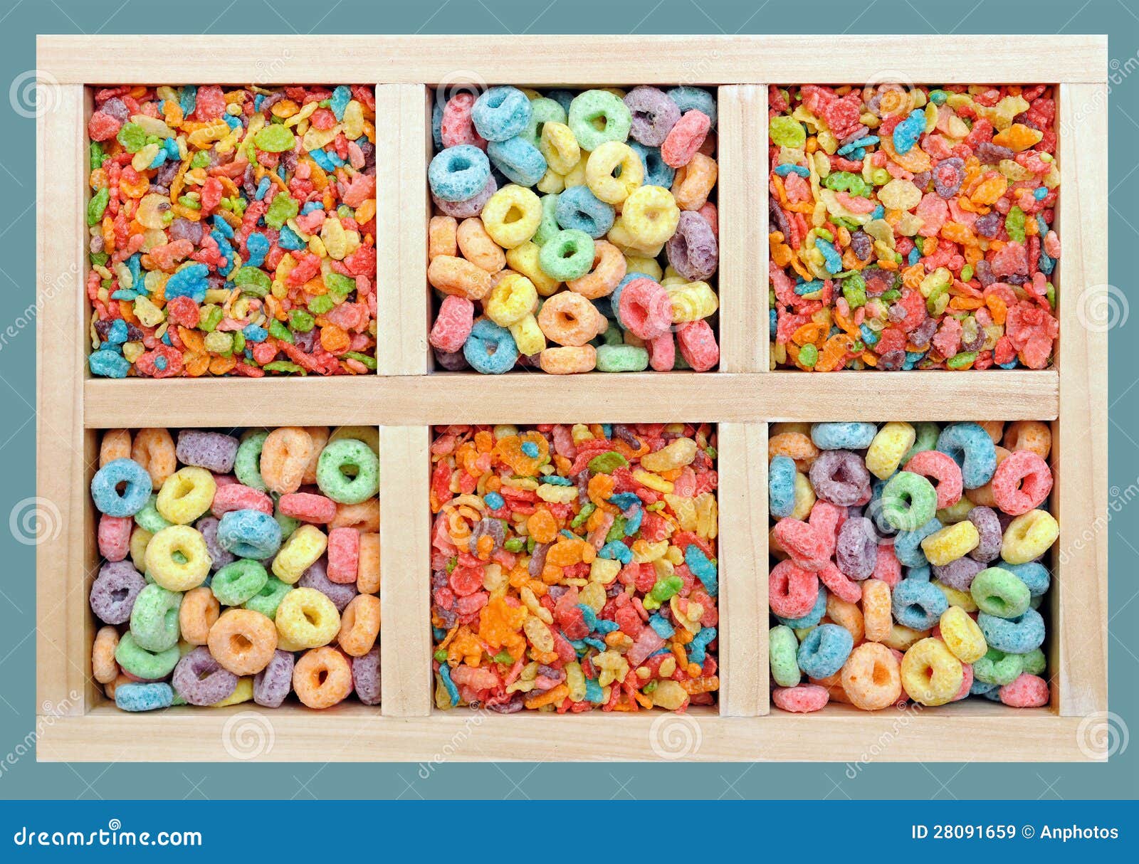 Colorful cereals stock image. Image of distinct, dessert 28091659