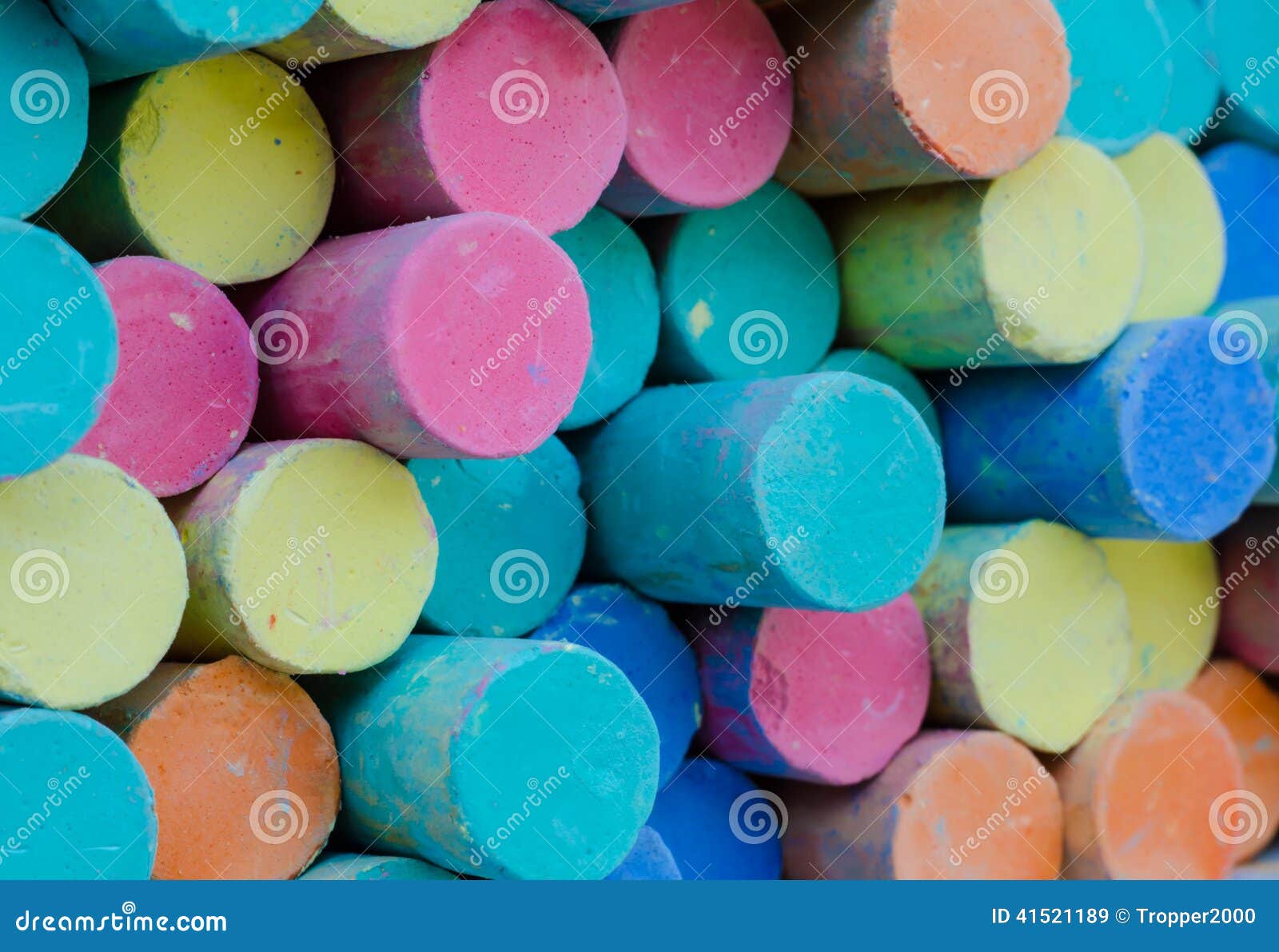 Colorful chalk . stock image. Image of colours, creative 41521189