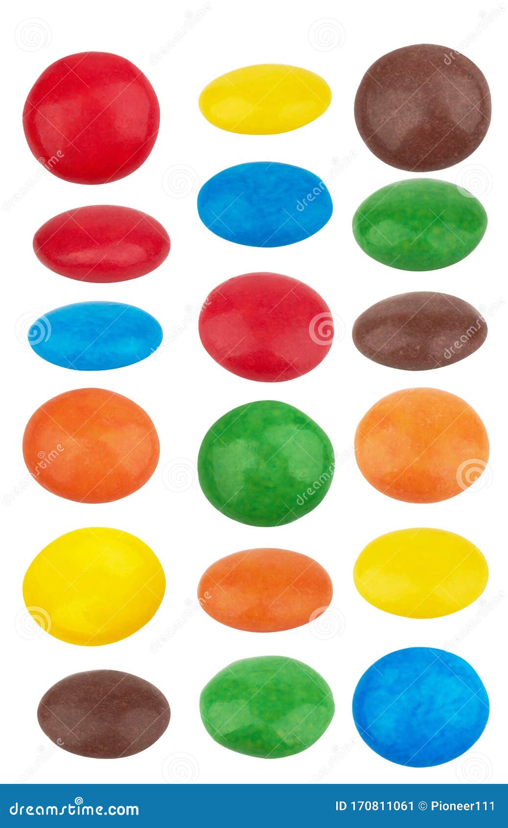 Colorful chocolate buttons stock image. Image of shaped 170811061