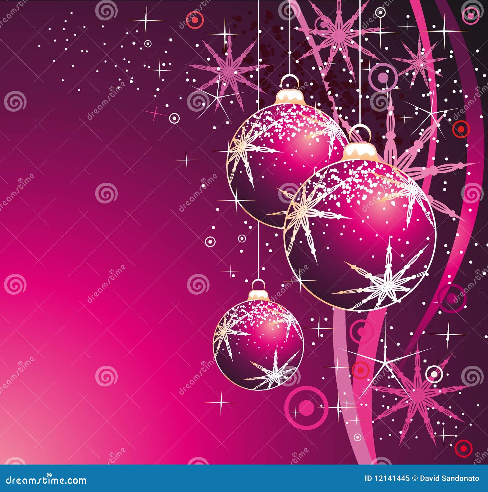 Colorful Christmas Background Stock Illustration - Illustration of ...