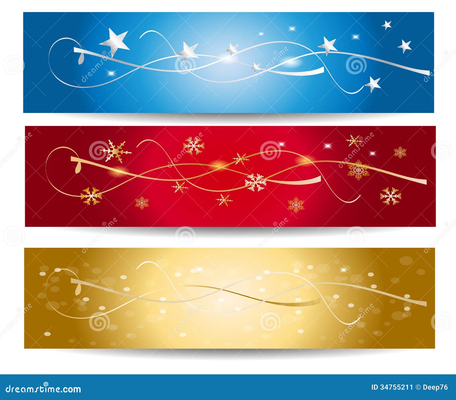 Colorful Christmas Vector Banner Stock Vector - Illustration of ...