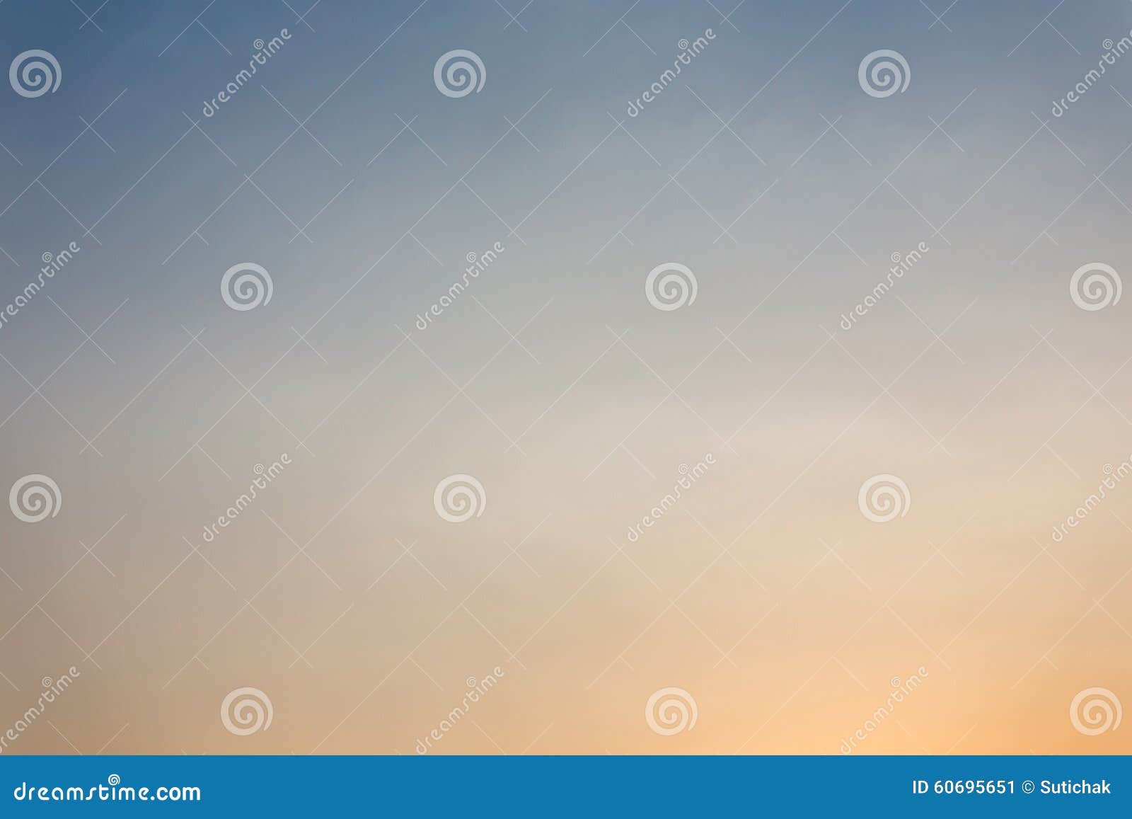 Light blue and orange clear sky during sunset - PatternPictures