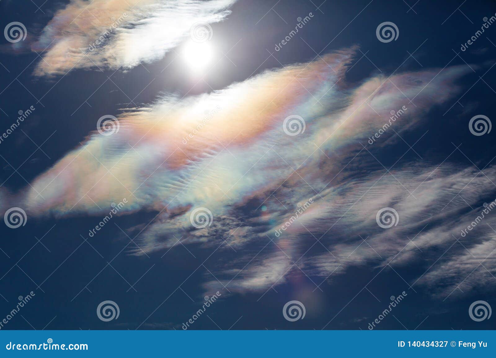 colorful cloud iridescence