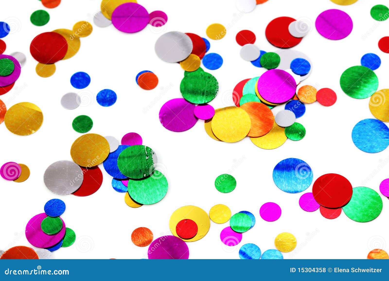 Colorful confetti stock photo. Image of confetti, closeup 15304358