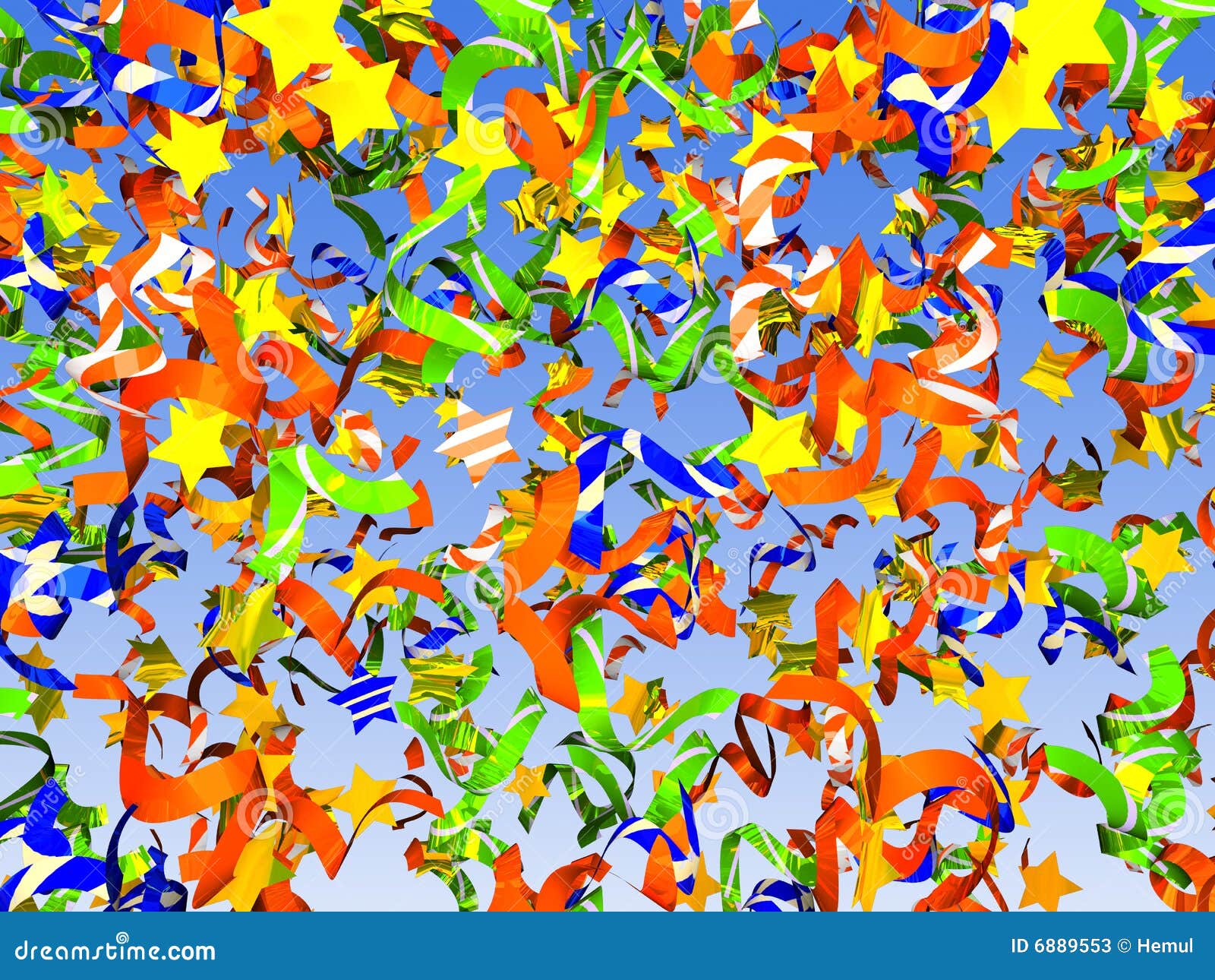 Colorful Confetti Background Stock Illustration Illustration of