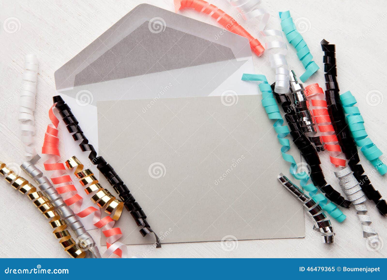 Colorful Confetti. Holiday Mail Stock Image Image of christmastime