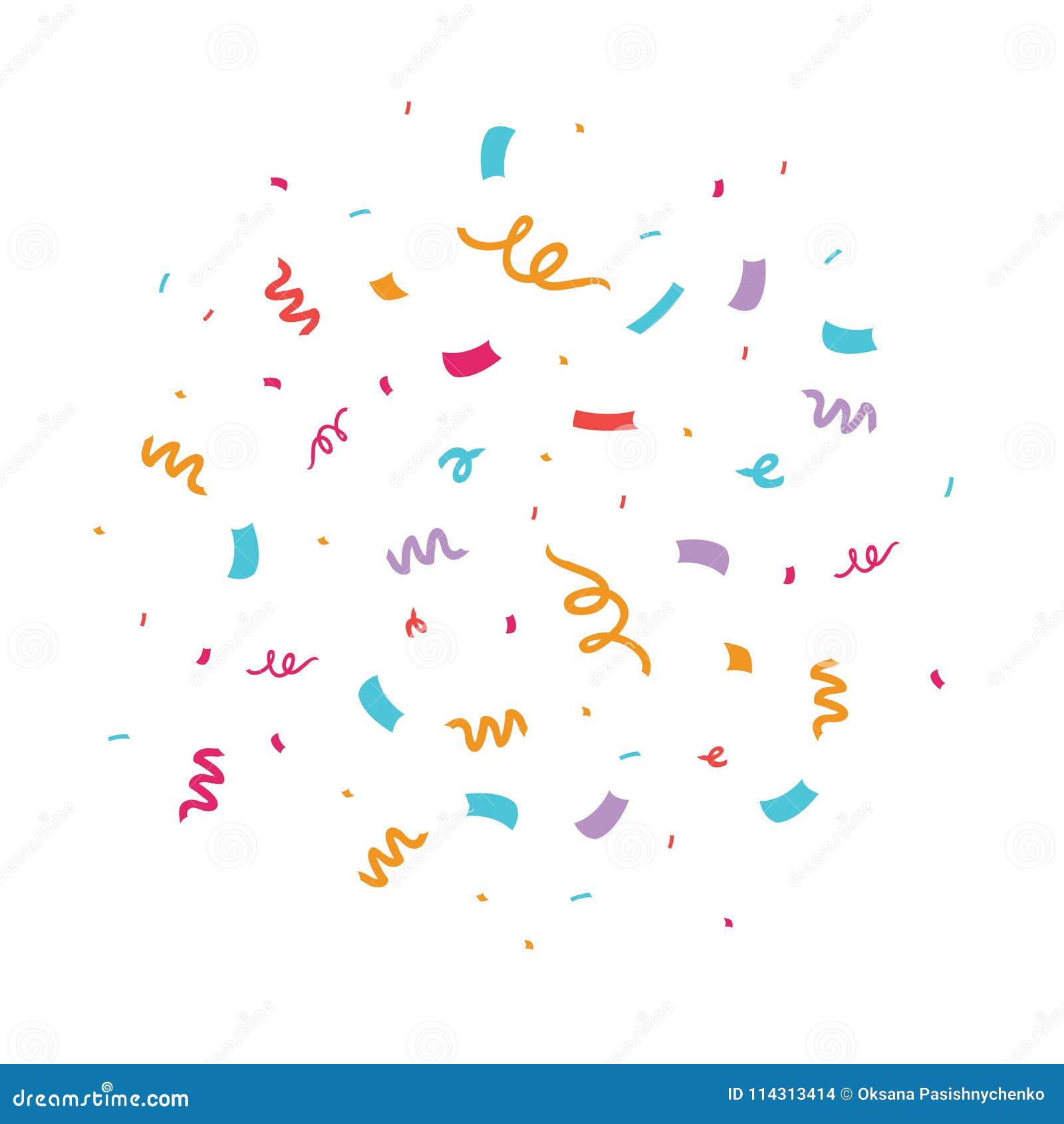 Vector Confetti. Party Popper | CartoonDealer.com #154073151