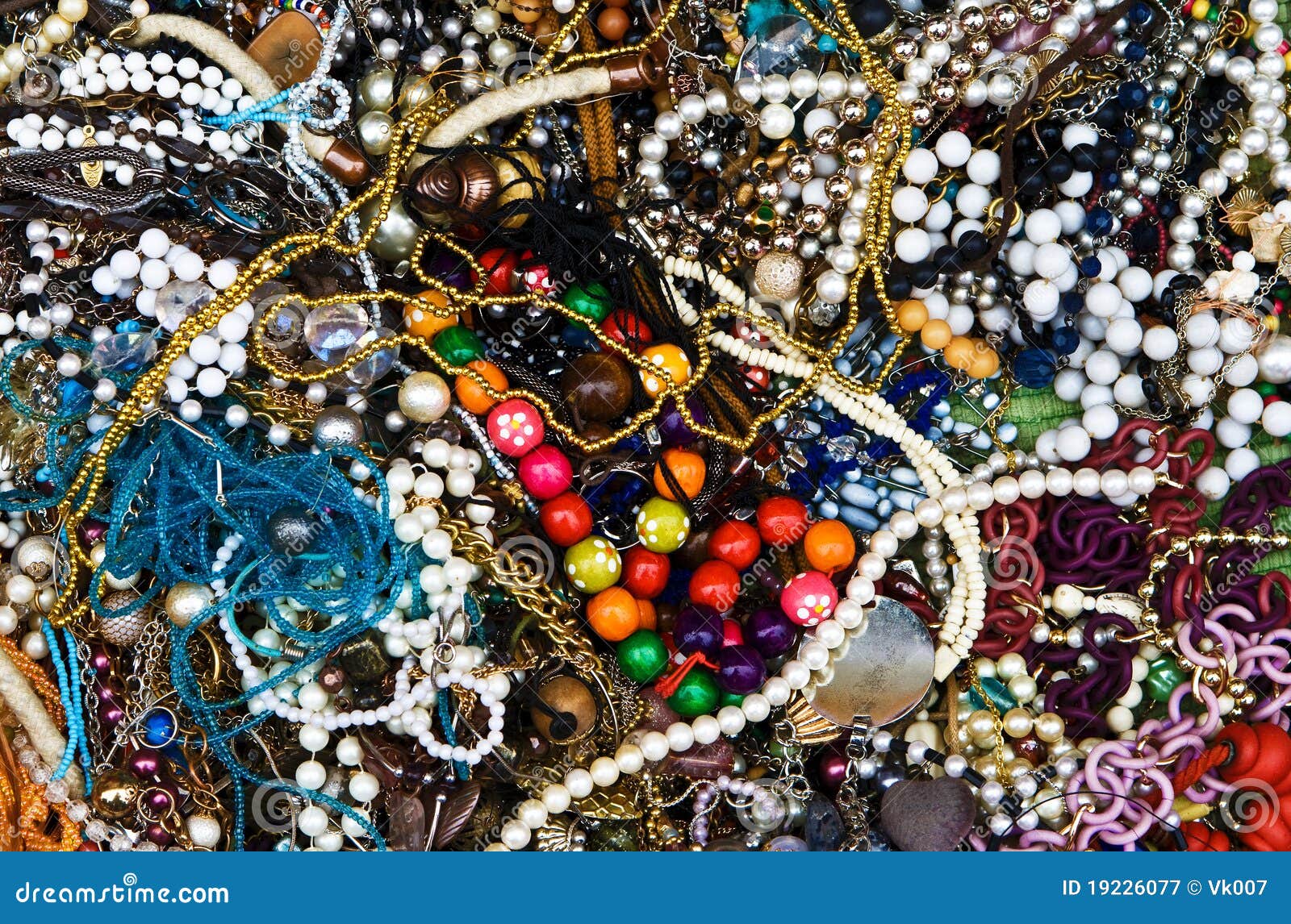 Colorful Costume Jewellery Background Stock Image Image of kiosk