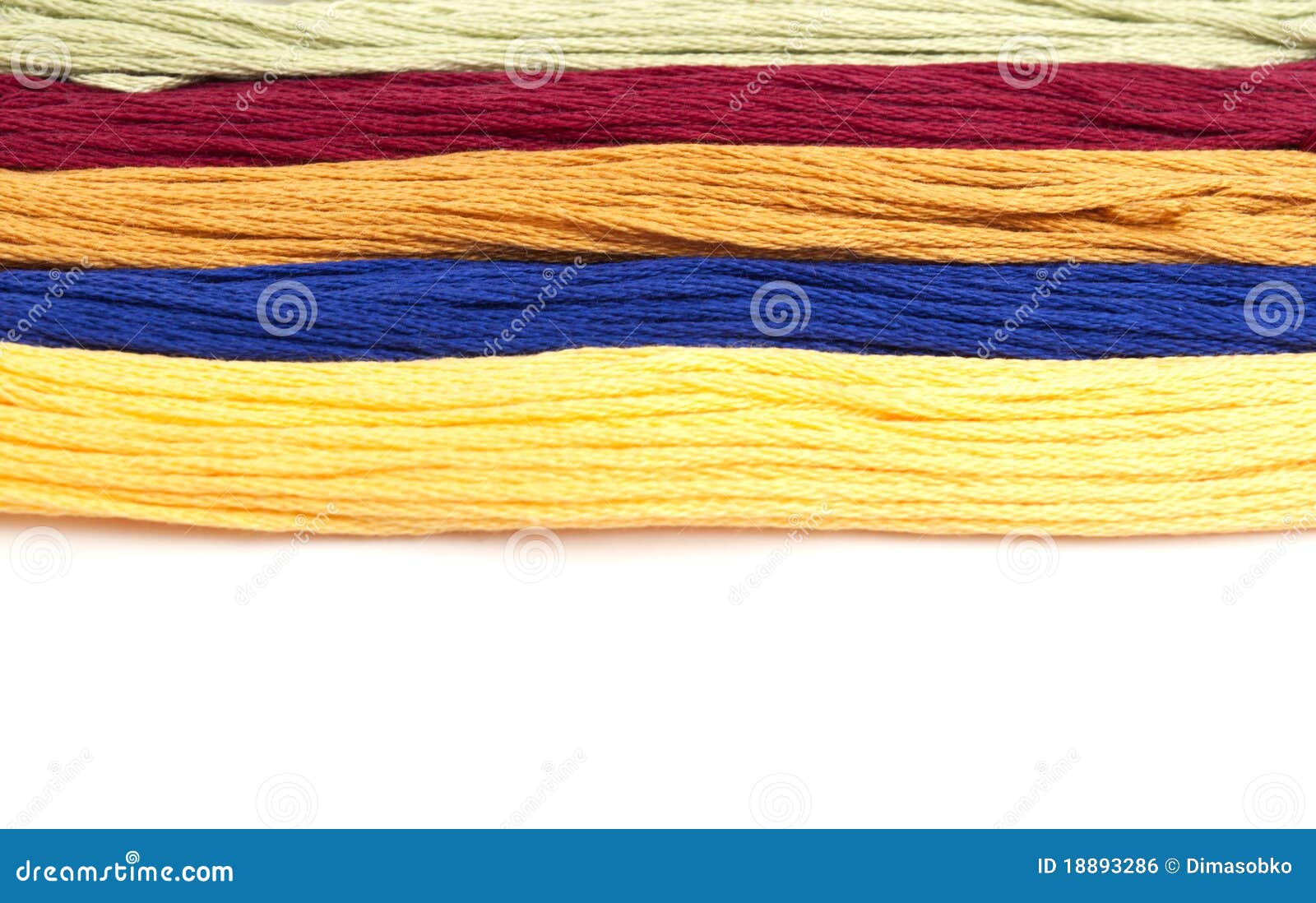 Colorful Cotton Craft Thread Stock Photo Image of roll, clothing