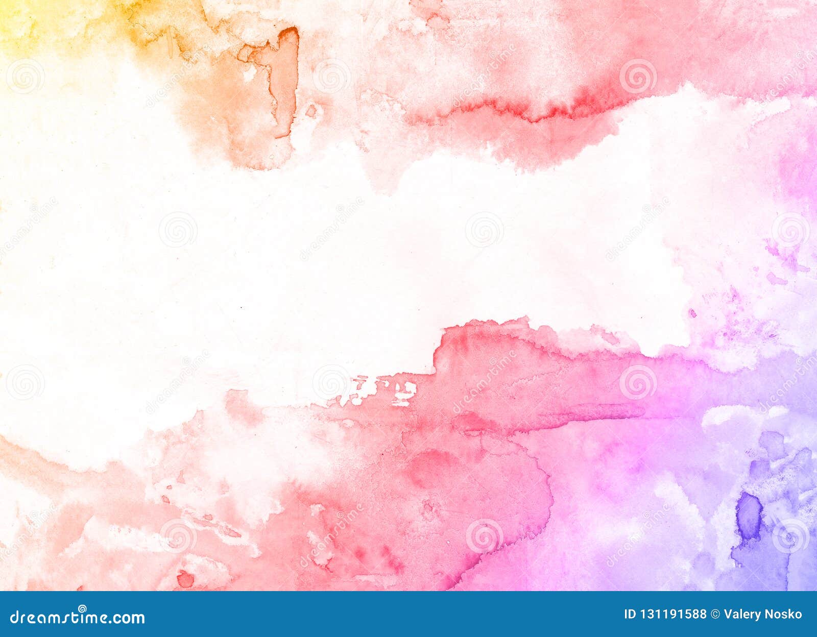 Colorful Creative Soft Watercolor Background, Beautiful Planet. Stock  Illustration - Illustration of color, background: 131191588