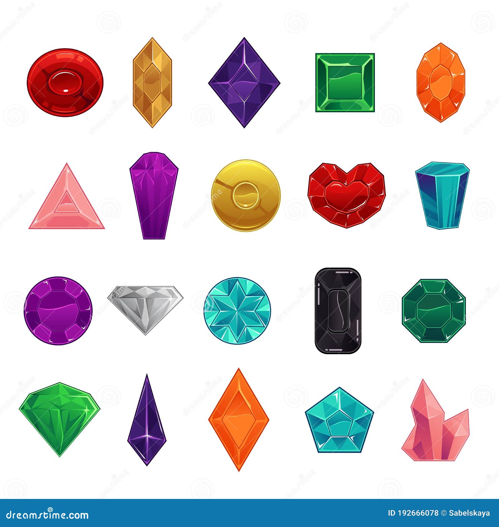 Stone shape. Коралловый Алмаз. Набор самоцветов (зелёный) Dota 2. Gems Set.