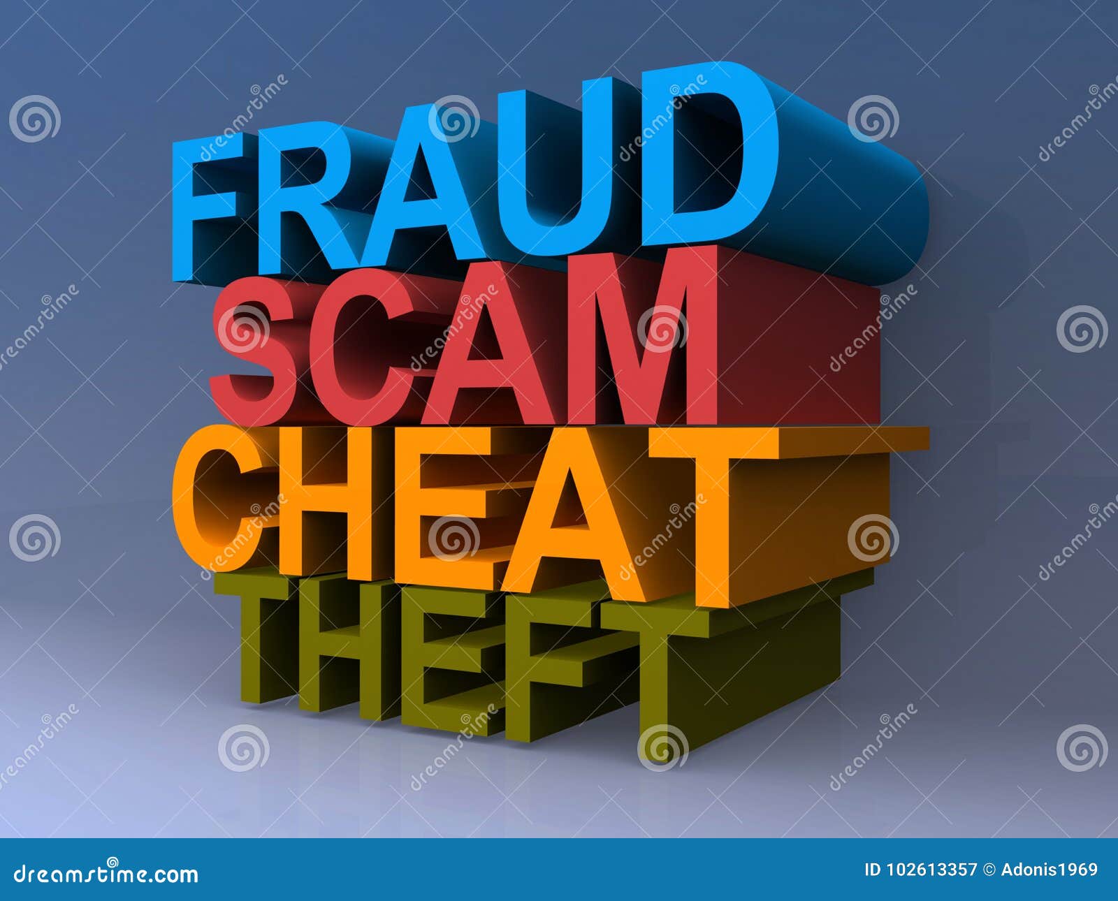 fraud, scam, cheat, theft graphic