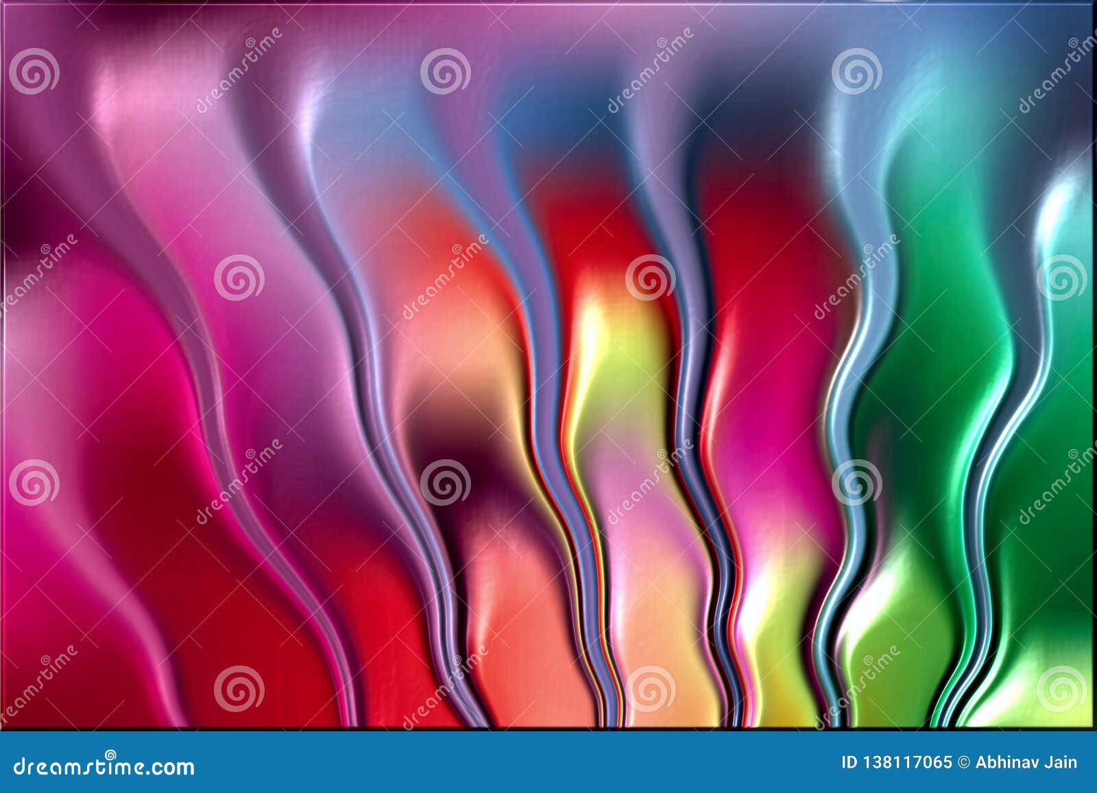 Download Colorful 3d Wave Background Wallpaper Vector Illustration ...