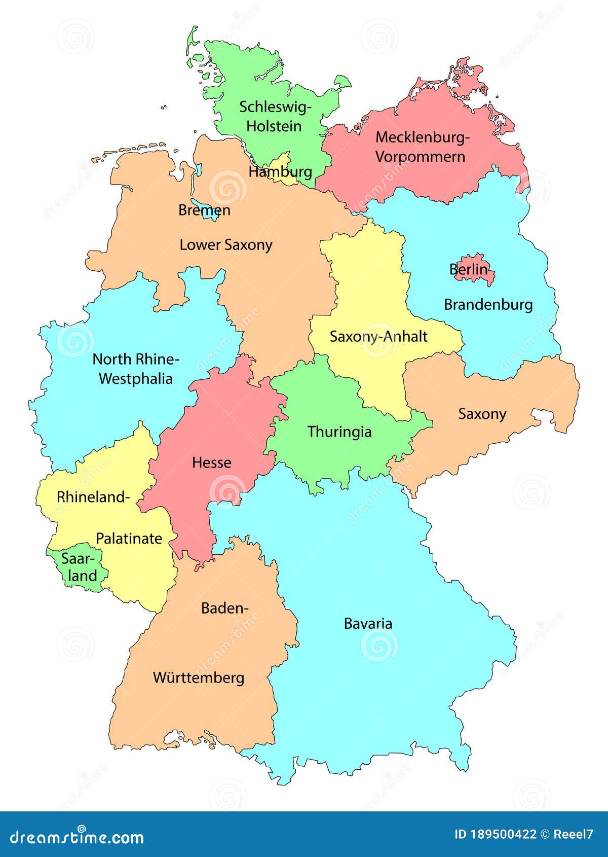 colorful-germany-political-map-with-clearly-labeled-separated-layers