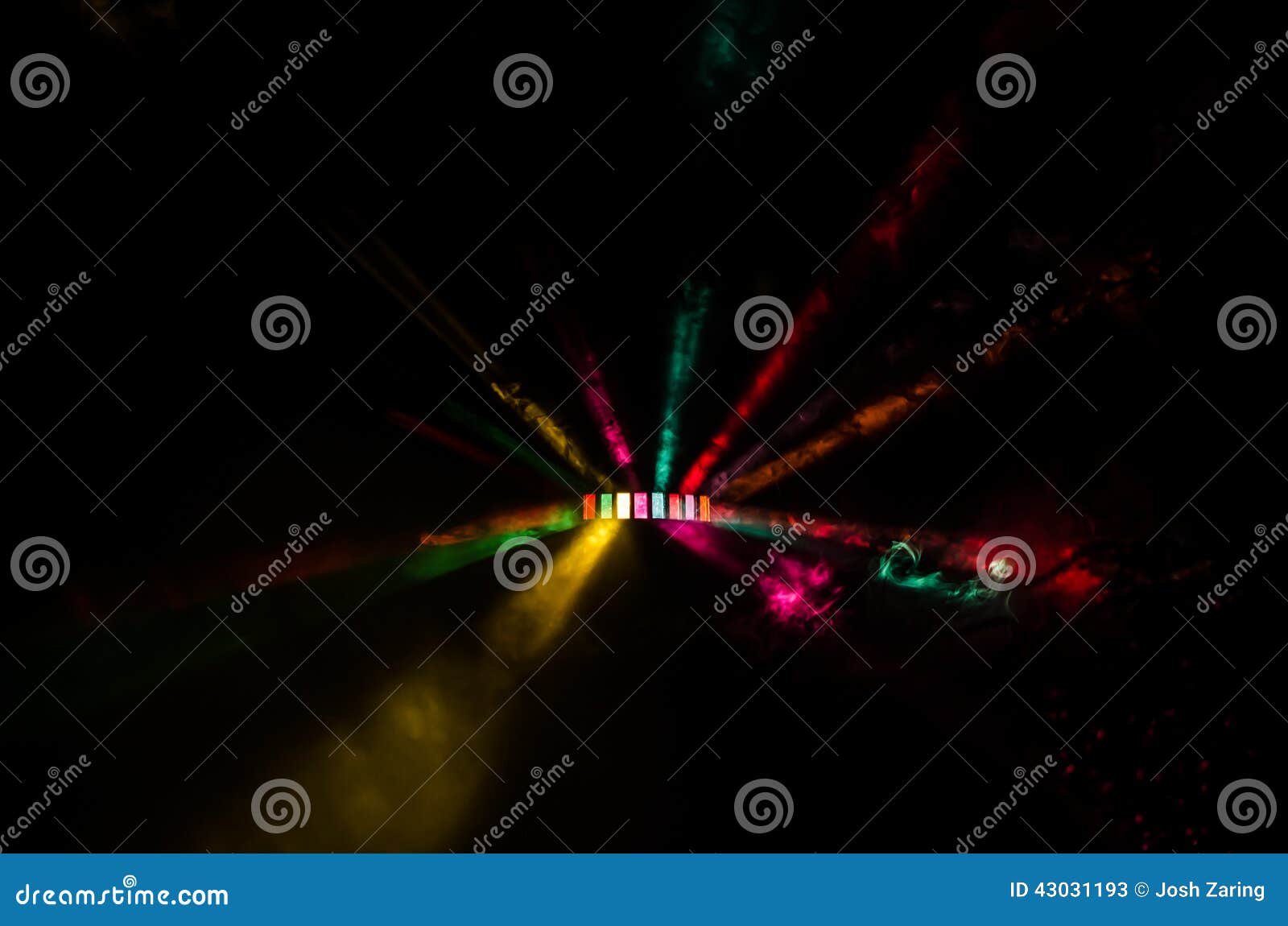 Colorful DJ Light show stock image. Image of rave, lightshow 43031193
