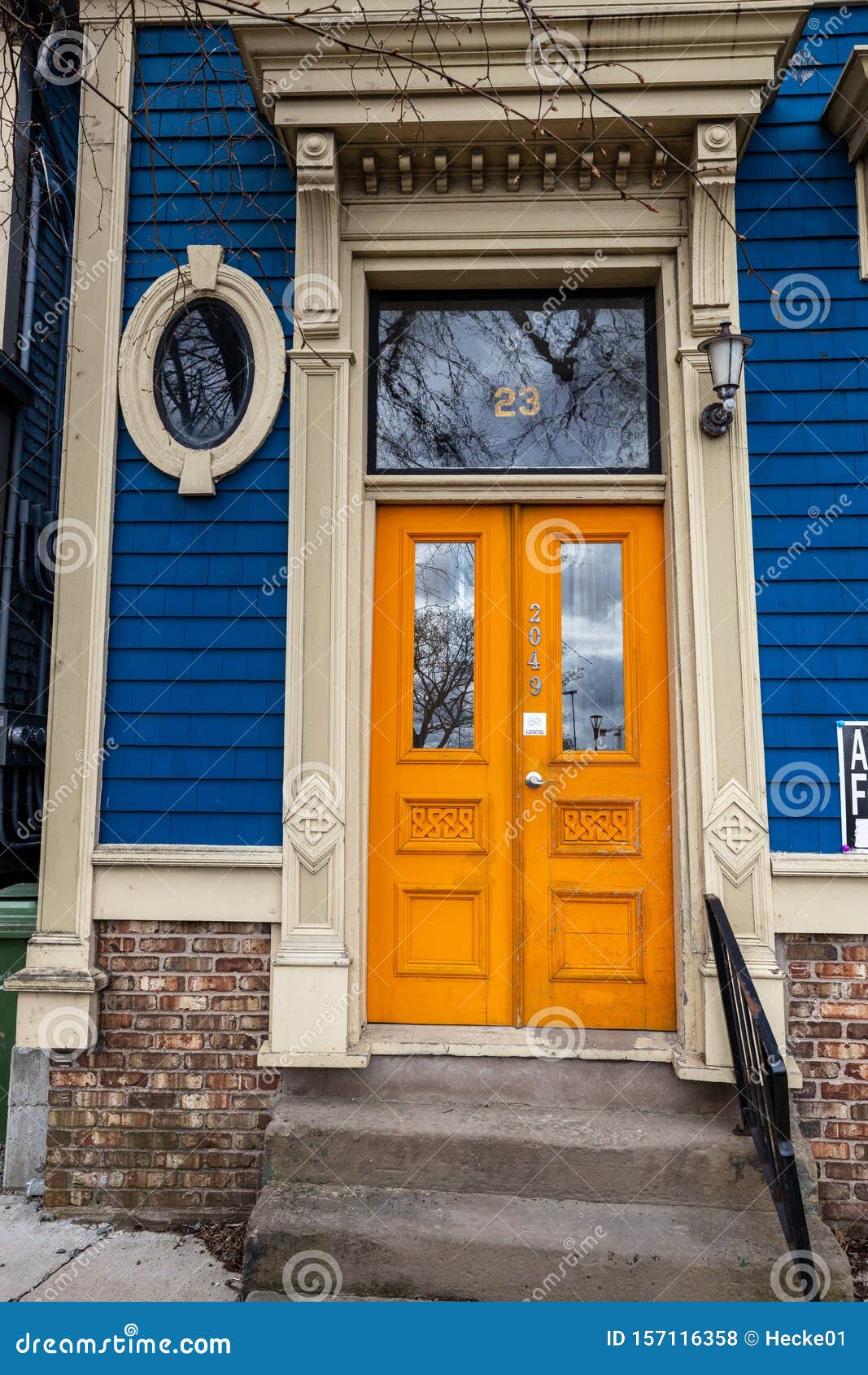 Colorful Doors and Houses of Halifax Editorial Stock Photo Image of