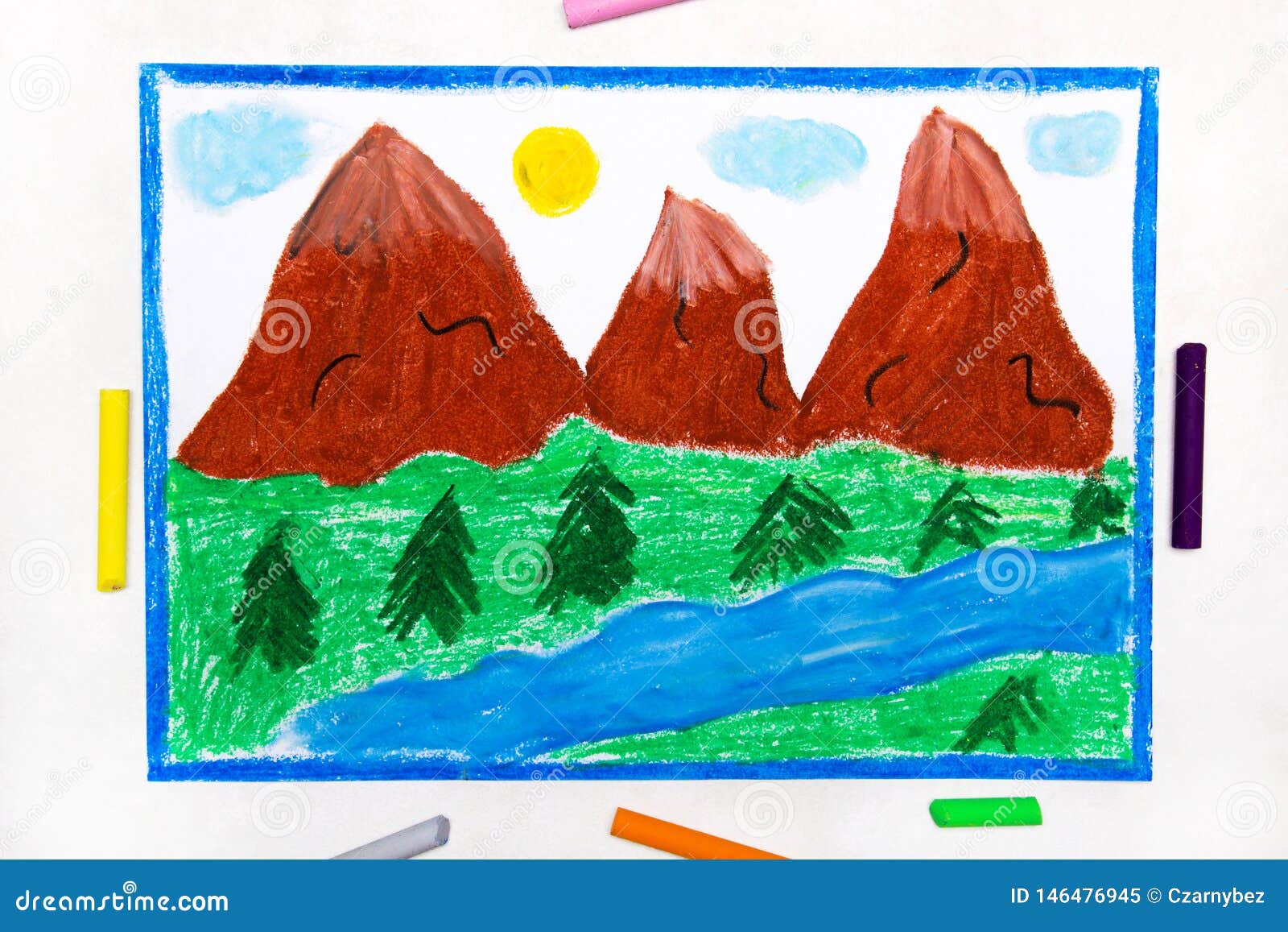 How To Paint A Beautiful Landscape With Watercolor For Kids