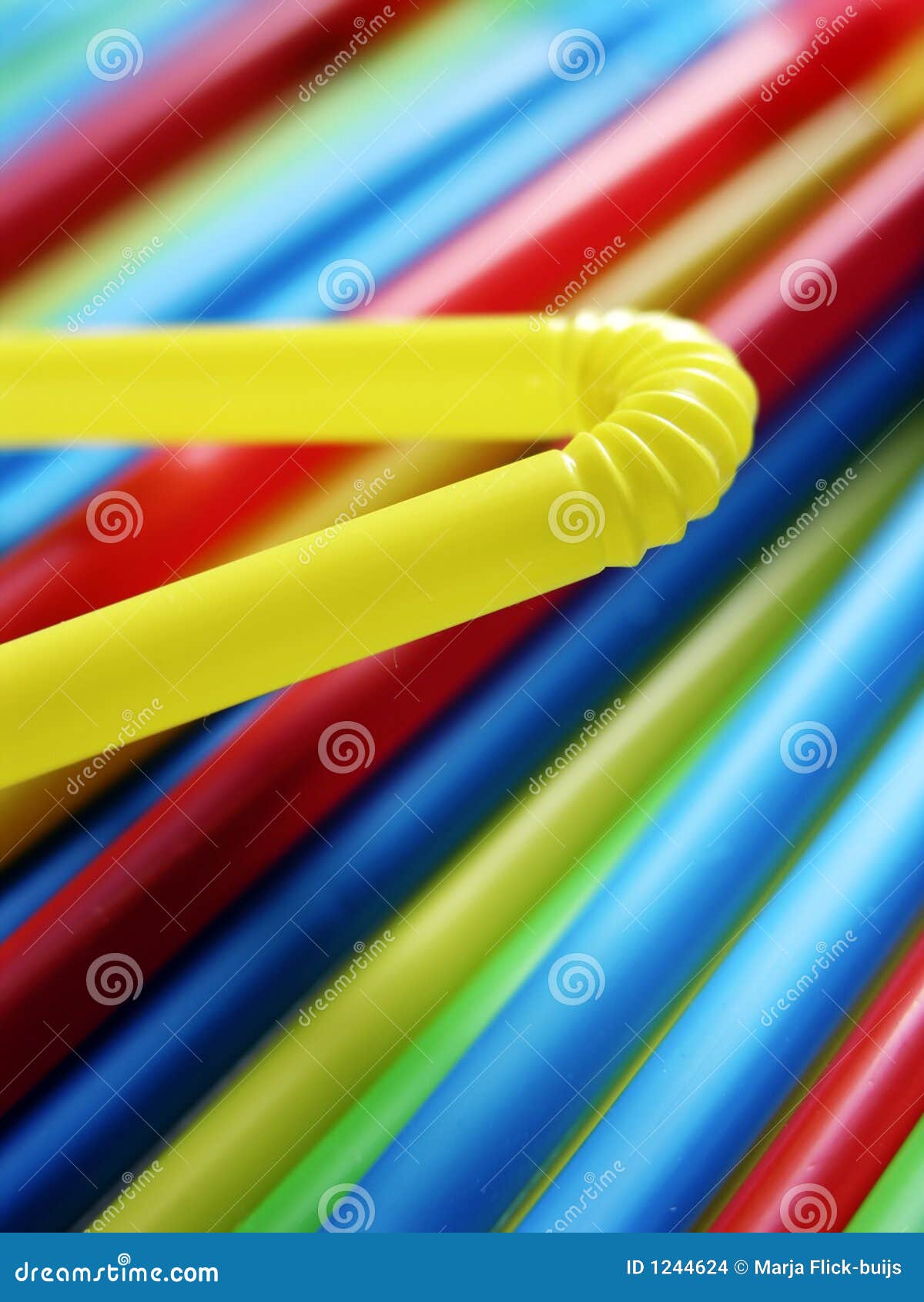 Colorful drinking straws 2 stock photo. Image of household 1244624