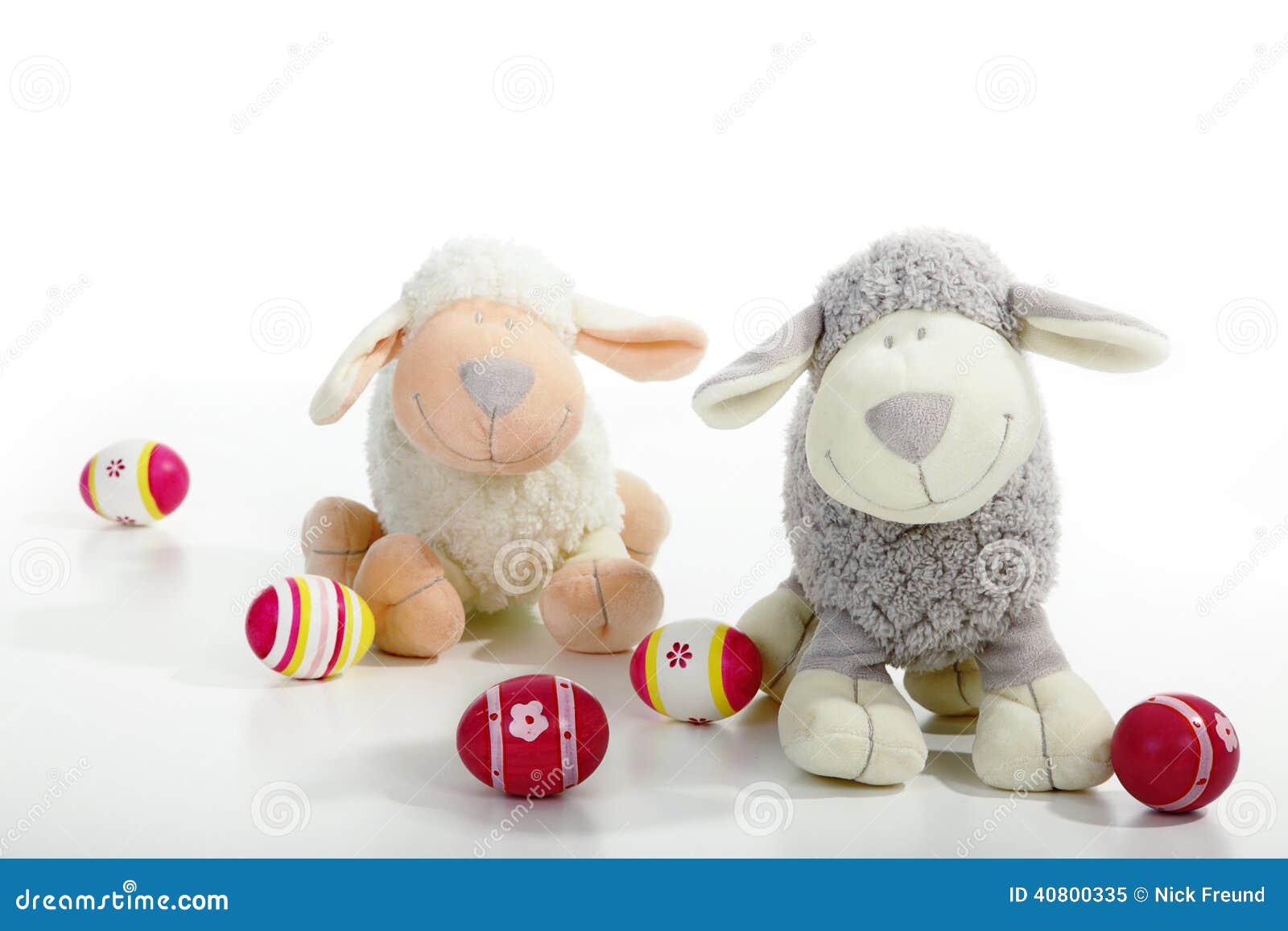 Colorful Easter Egg with a Sheep Stock Image Image of pastrie