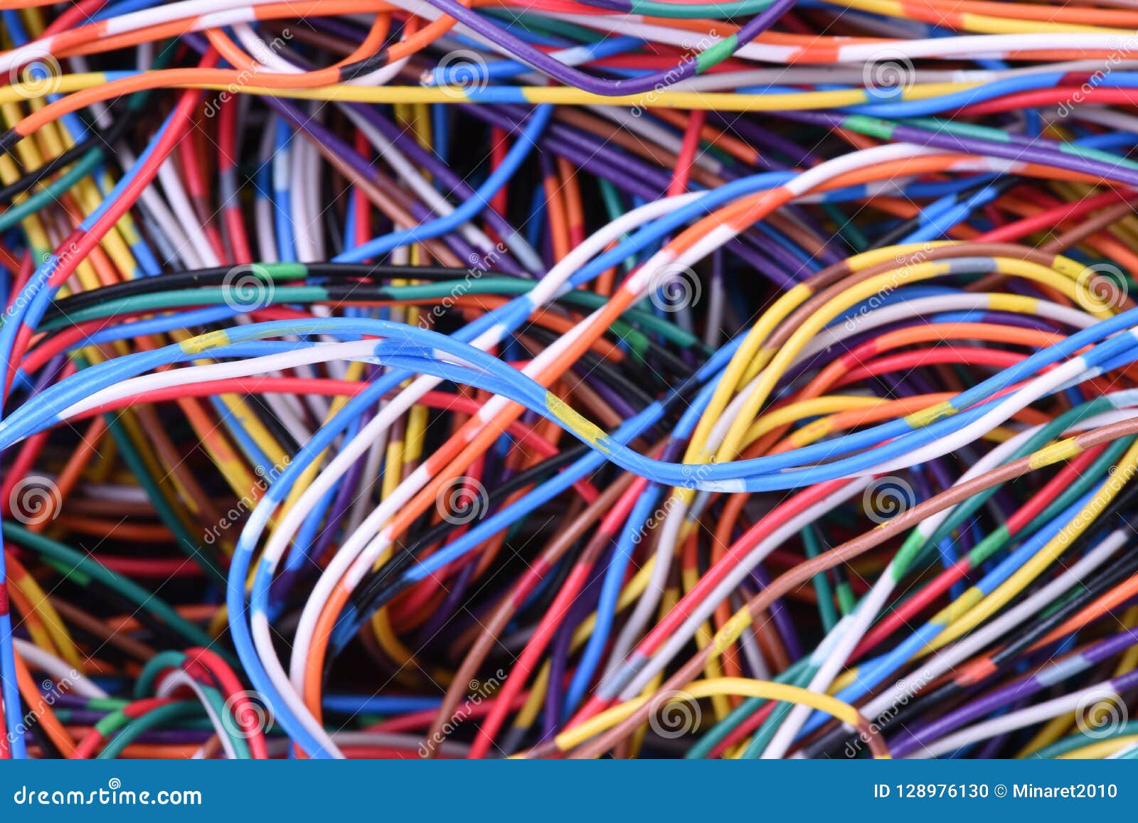 Electrical Cable of Network Stock Photo Image of
