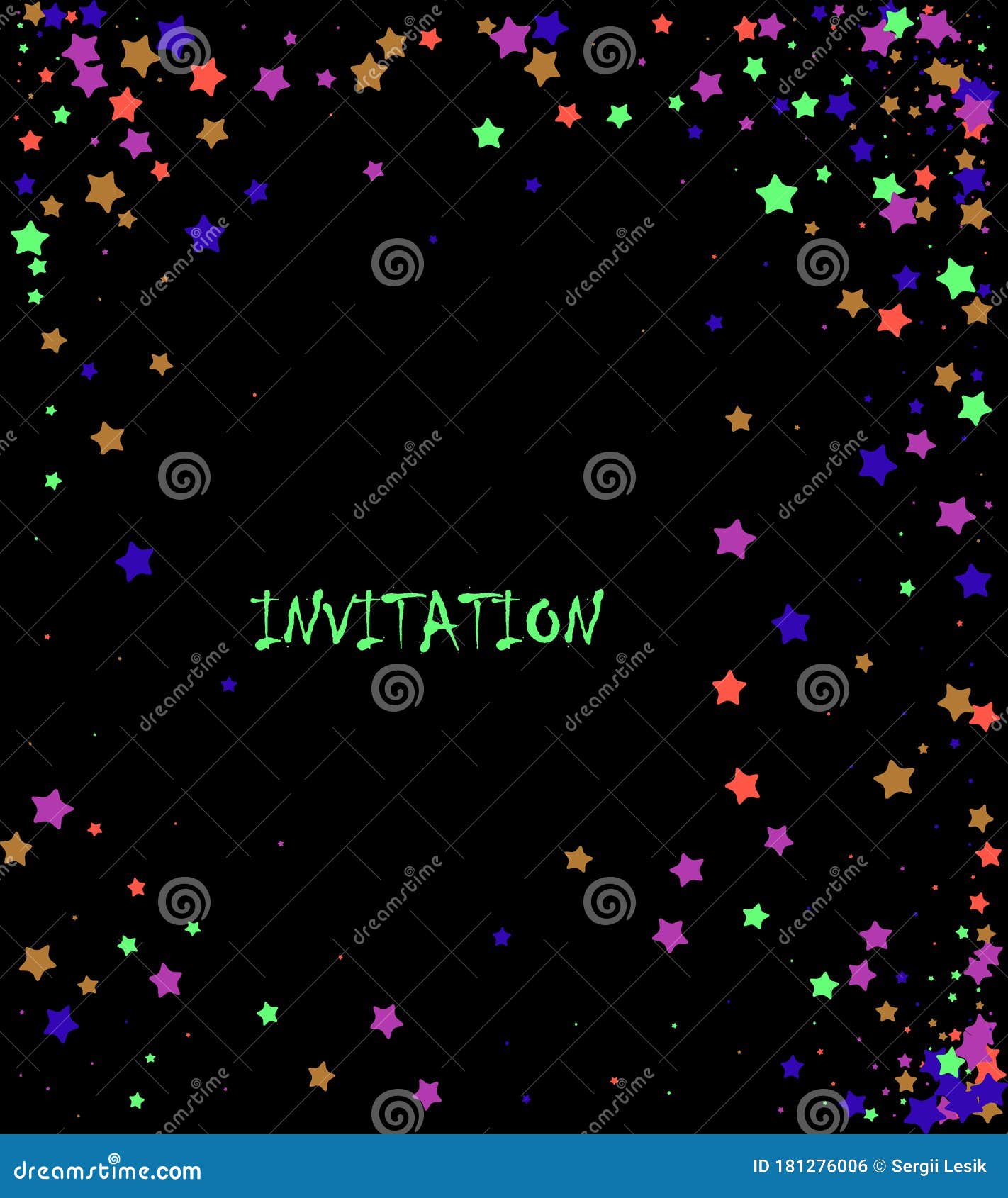 Colorful Explosion Confetti Colored Glitter Sprinkles Stock Vector