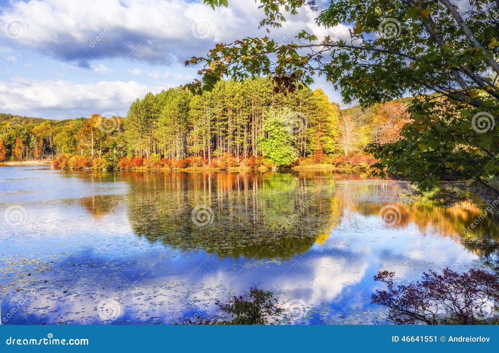 colorful fall scenery landscapes.