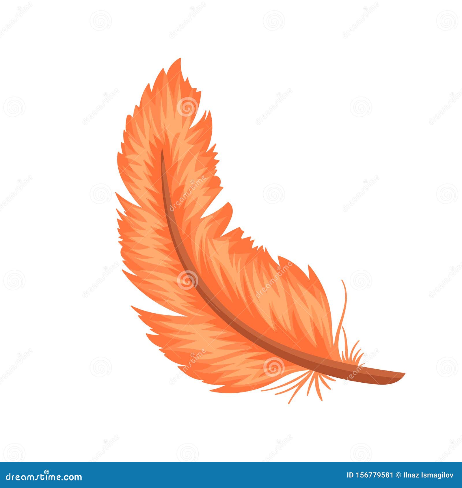 Colorful Feathers. Cartoon and Flat Style. Vector Illustration on White Background. Stock Vector - Illustration of bear, design: 156779581 Colorful Feathers. Cartoon and Flat Style. Vector Illustration on White Background. Stock Vector - Illustration of bear, design: 156779581