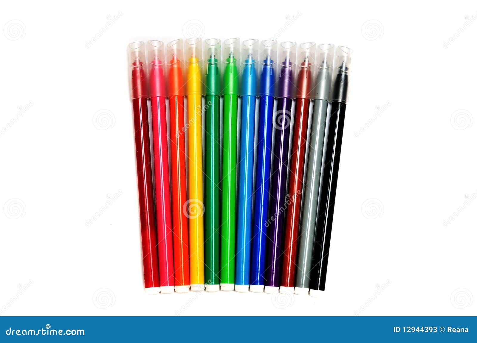 Felt Tip Pens Colorful Marker Pens Set Stock Illustration - Download Image  Now - Advice, Black Color, Blue - iStock