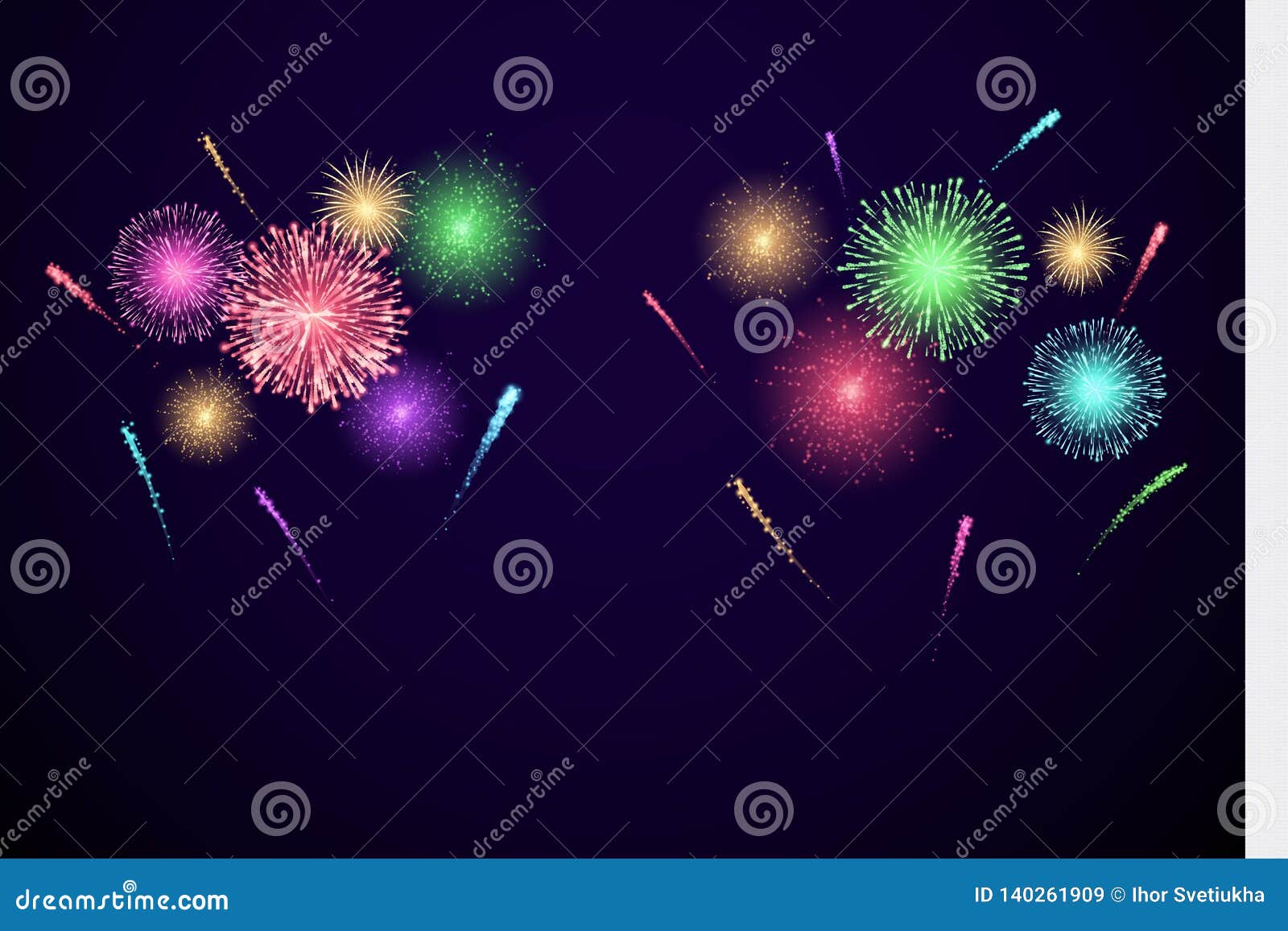 Colorful Festival Fireworks. Banner for Diwali and Ather Holiday and Event  Stock Vector - Illustration of christmas, firework: 140261909