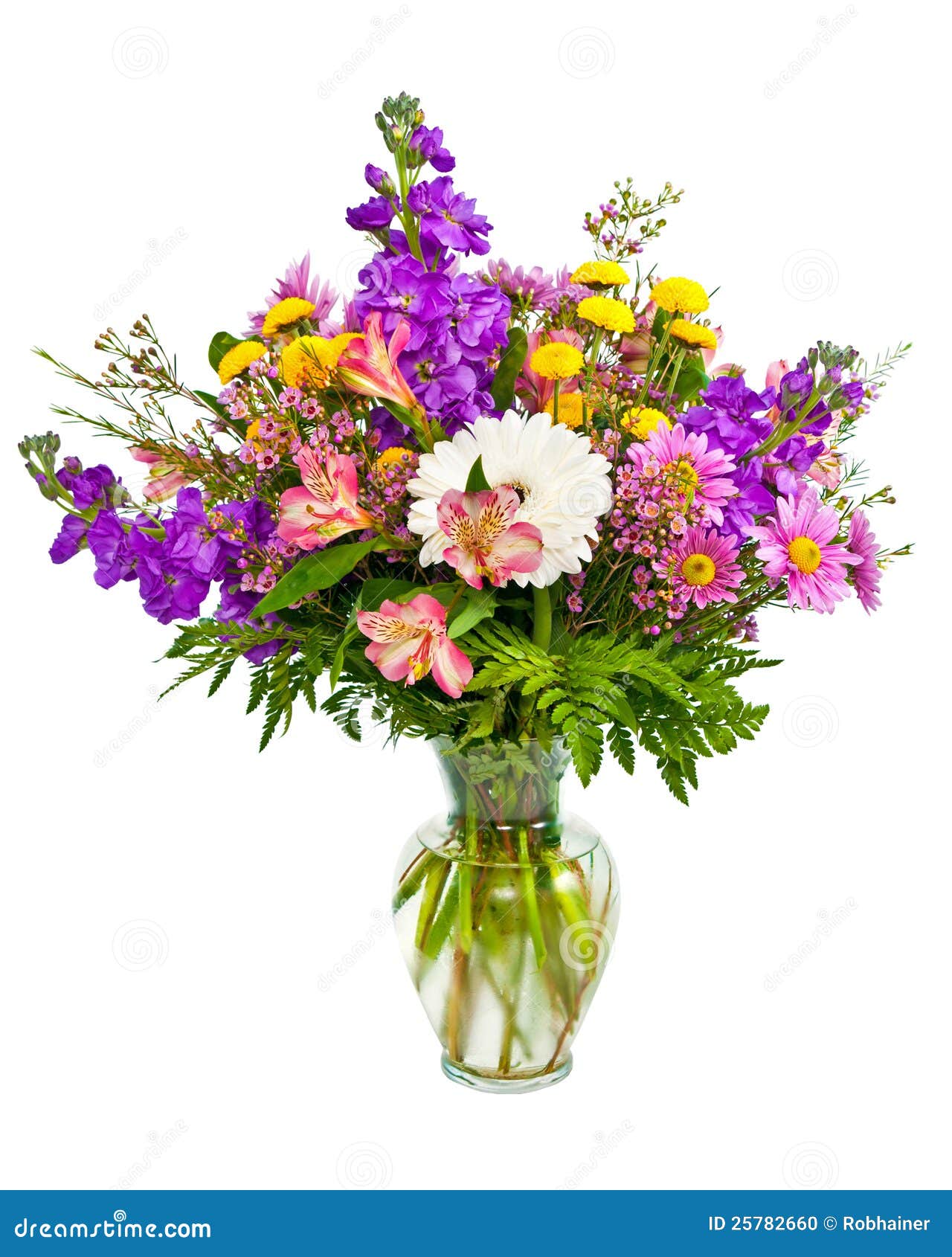 colorful flower bouquet arrangement in vase