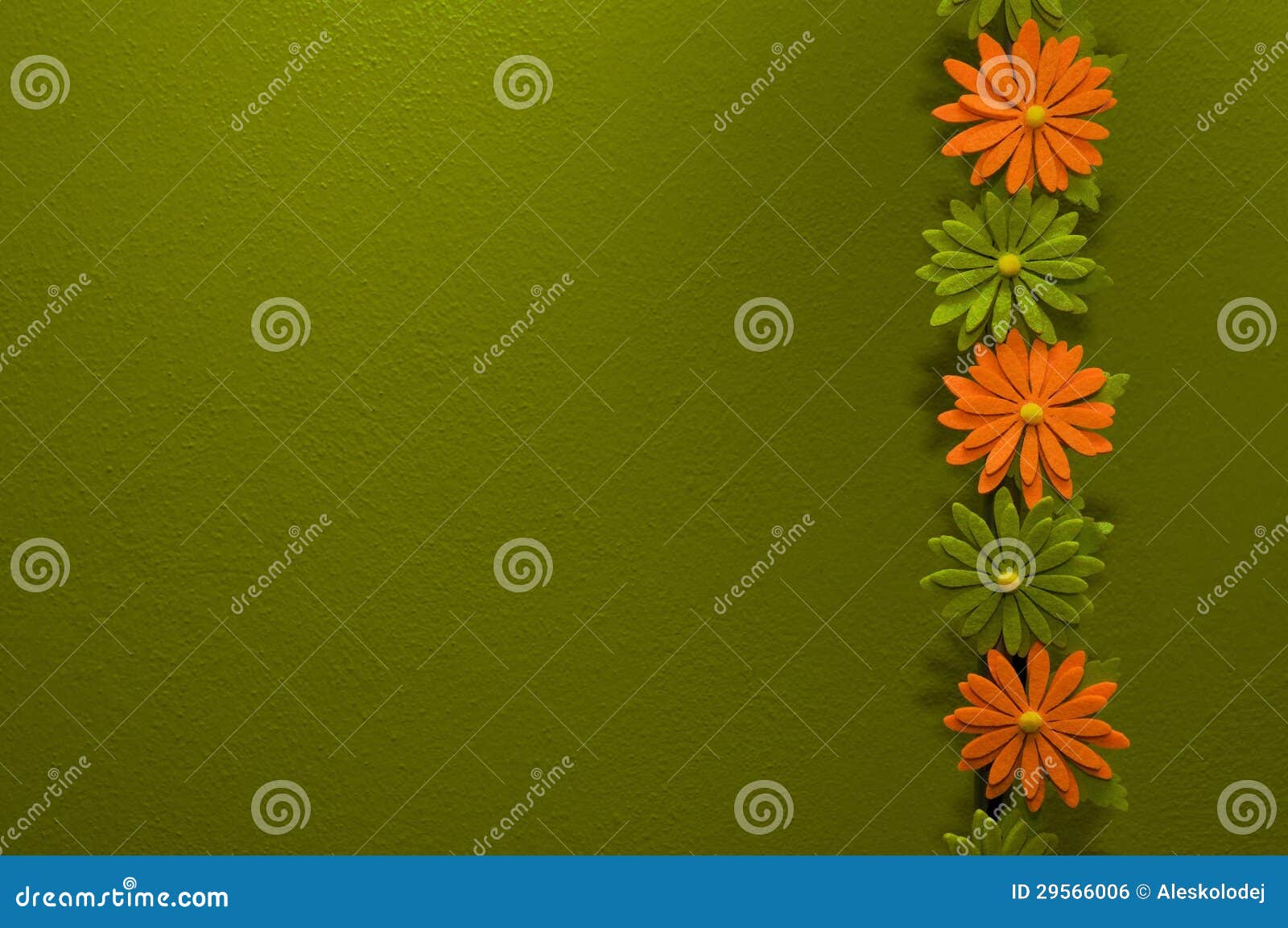 Colorful Flowers and Green Wall Stock Photo Image of easter, design