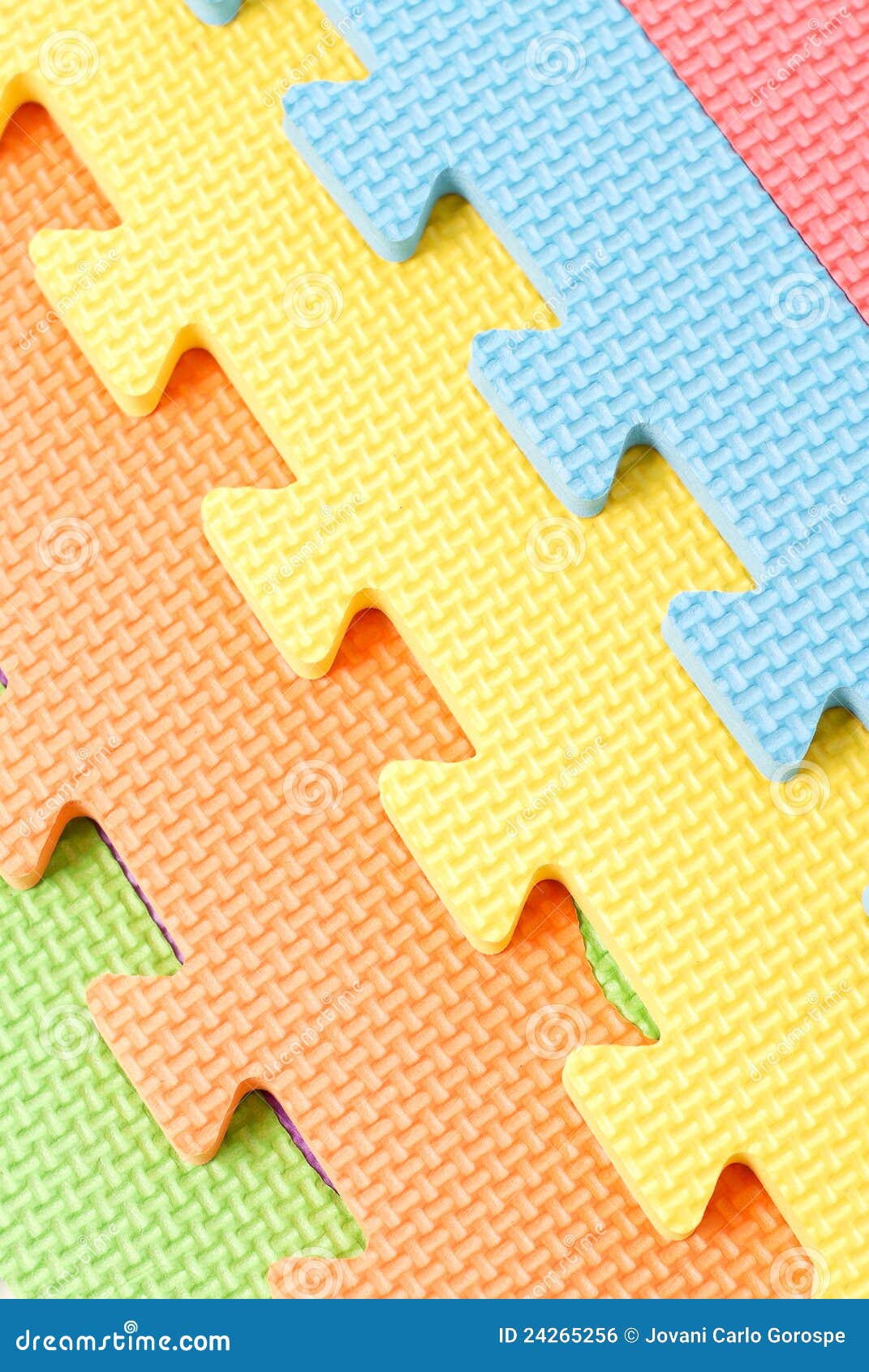 Colorful Foam Puzzle stock photo. Image of childhood - 24265256