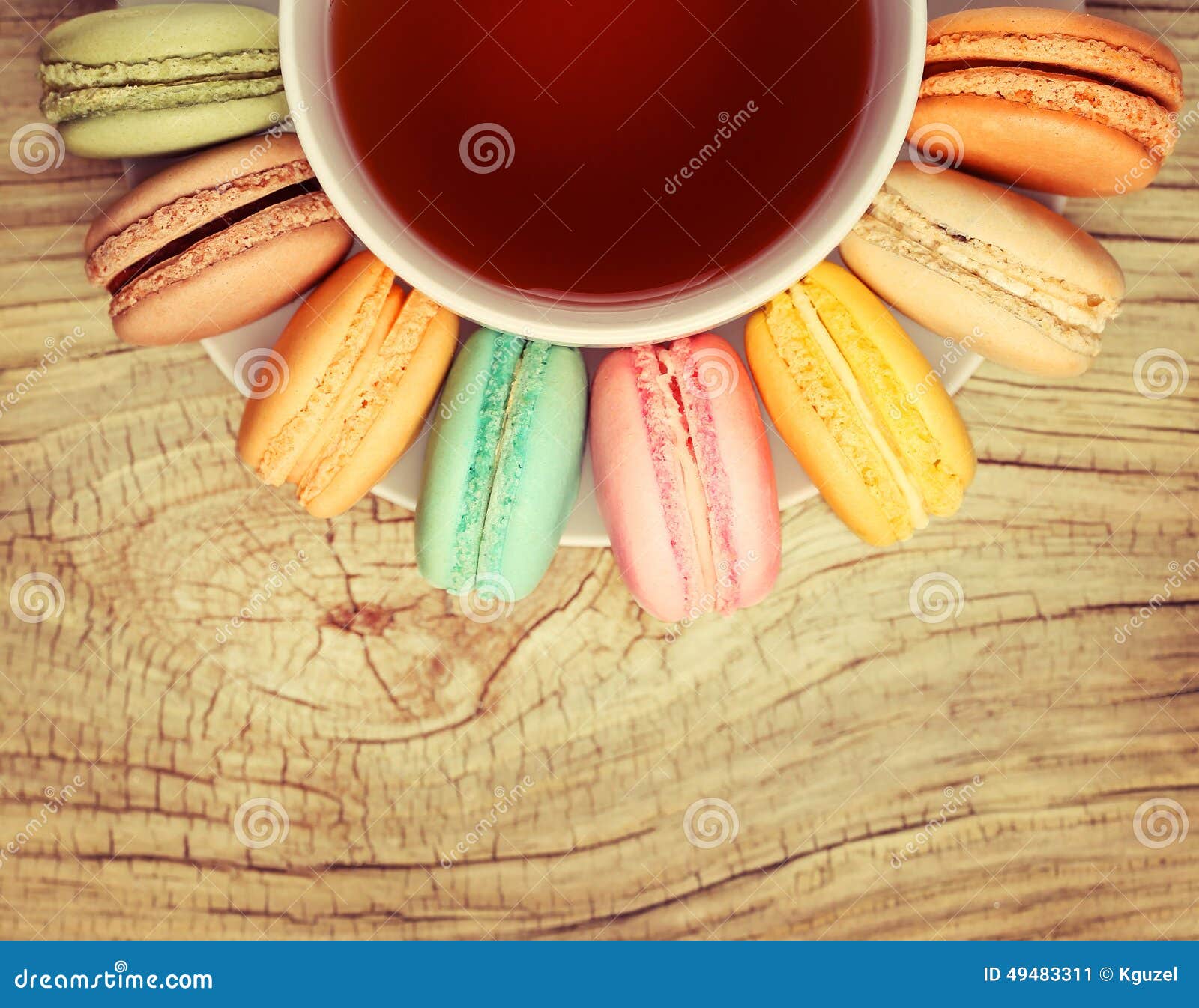 French Macarons Stock Photo | CartoonDealer.com #45649956