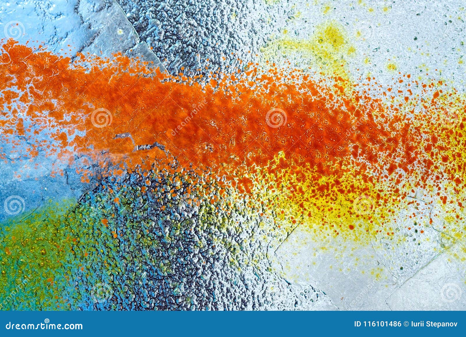 coloured frosted glass