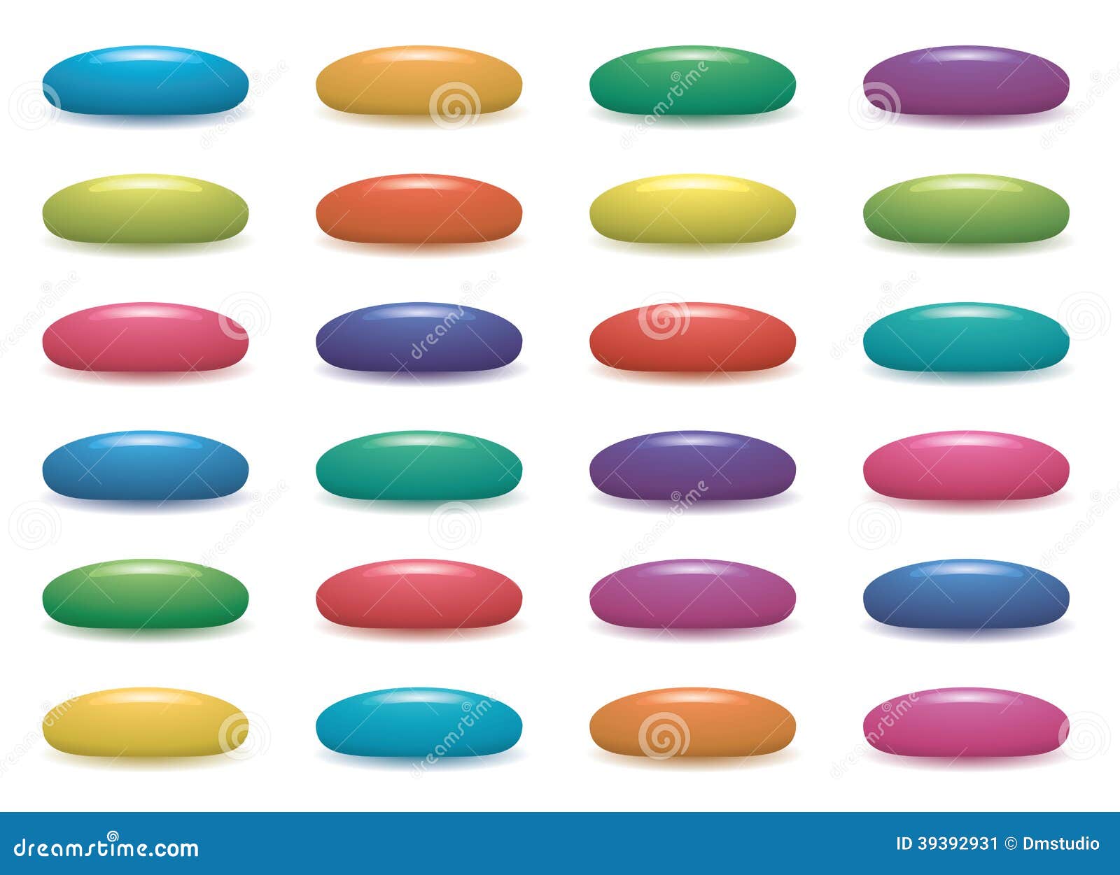 Vector Colorful Fruit Gelatin Jelly Beans Stock Vector Illustration of celebration, group