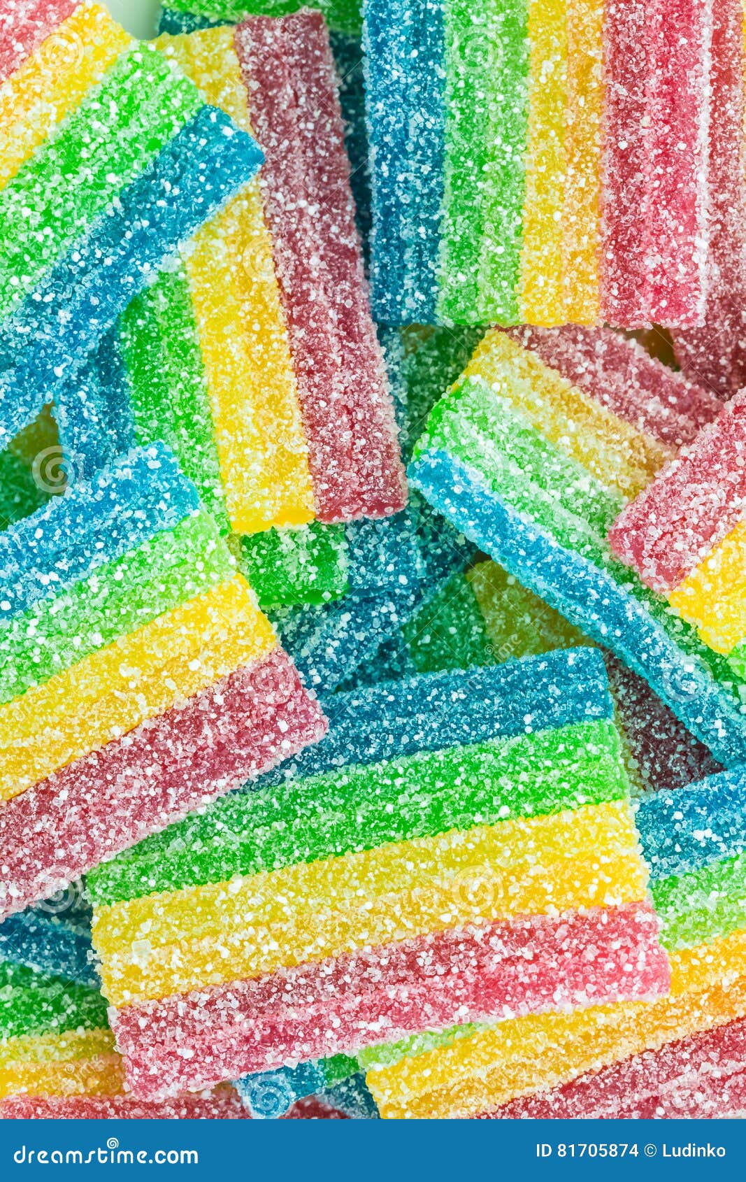 Colorful Fruit Sugar Gummies Candy Stock Photo Image of yummy, tasty