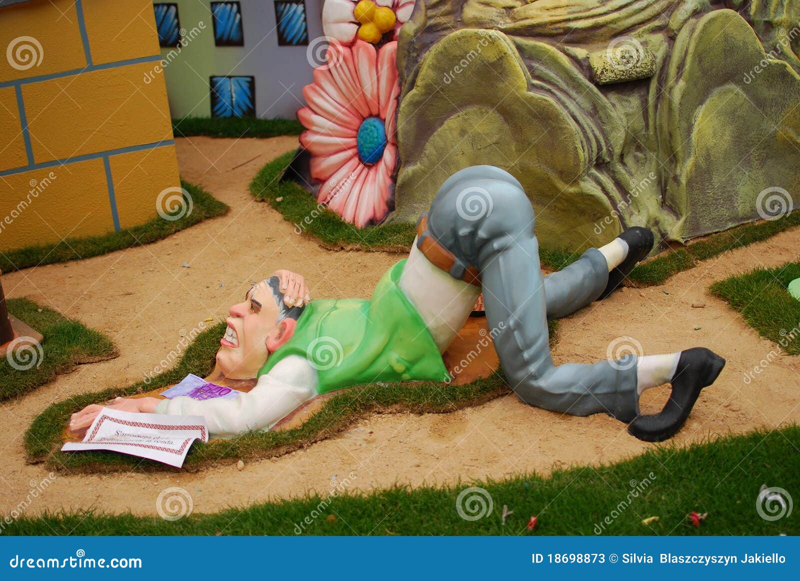 Colorful funny figures editorial stock photo. Image of fire 18698873