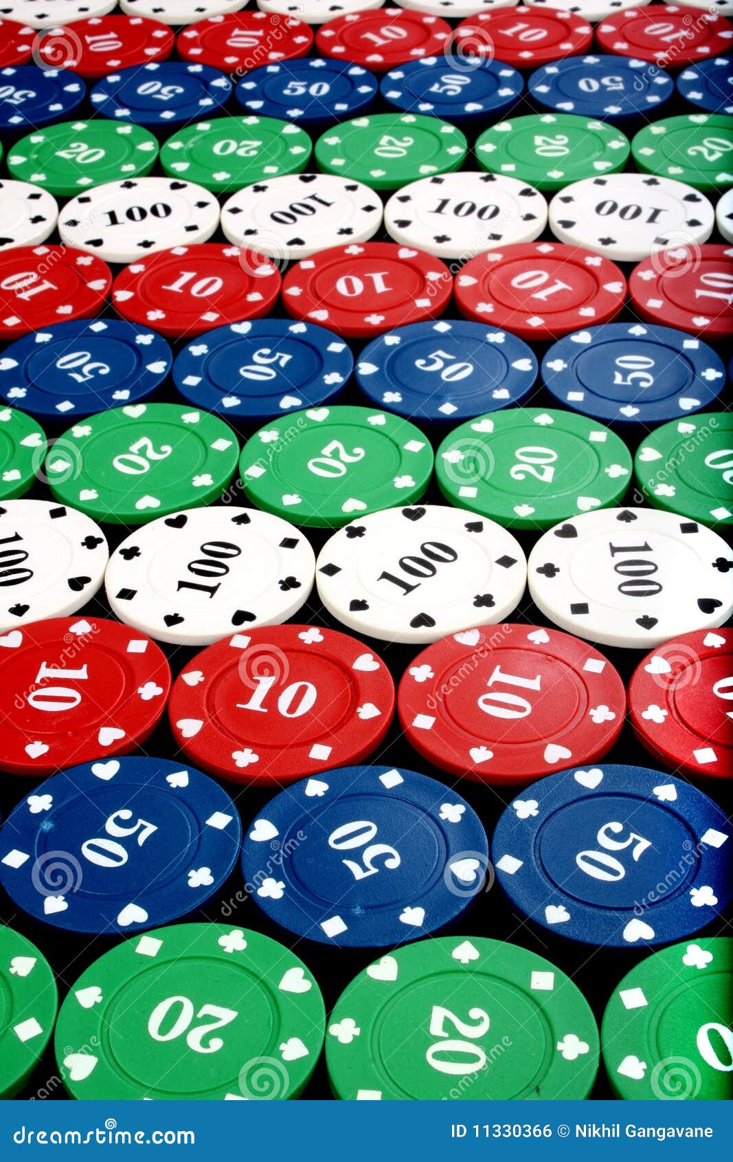 Colorful Gambling Chips stock photo. Image of gabling 11330366